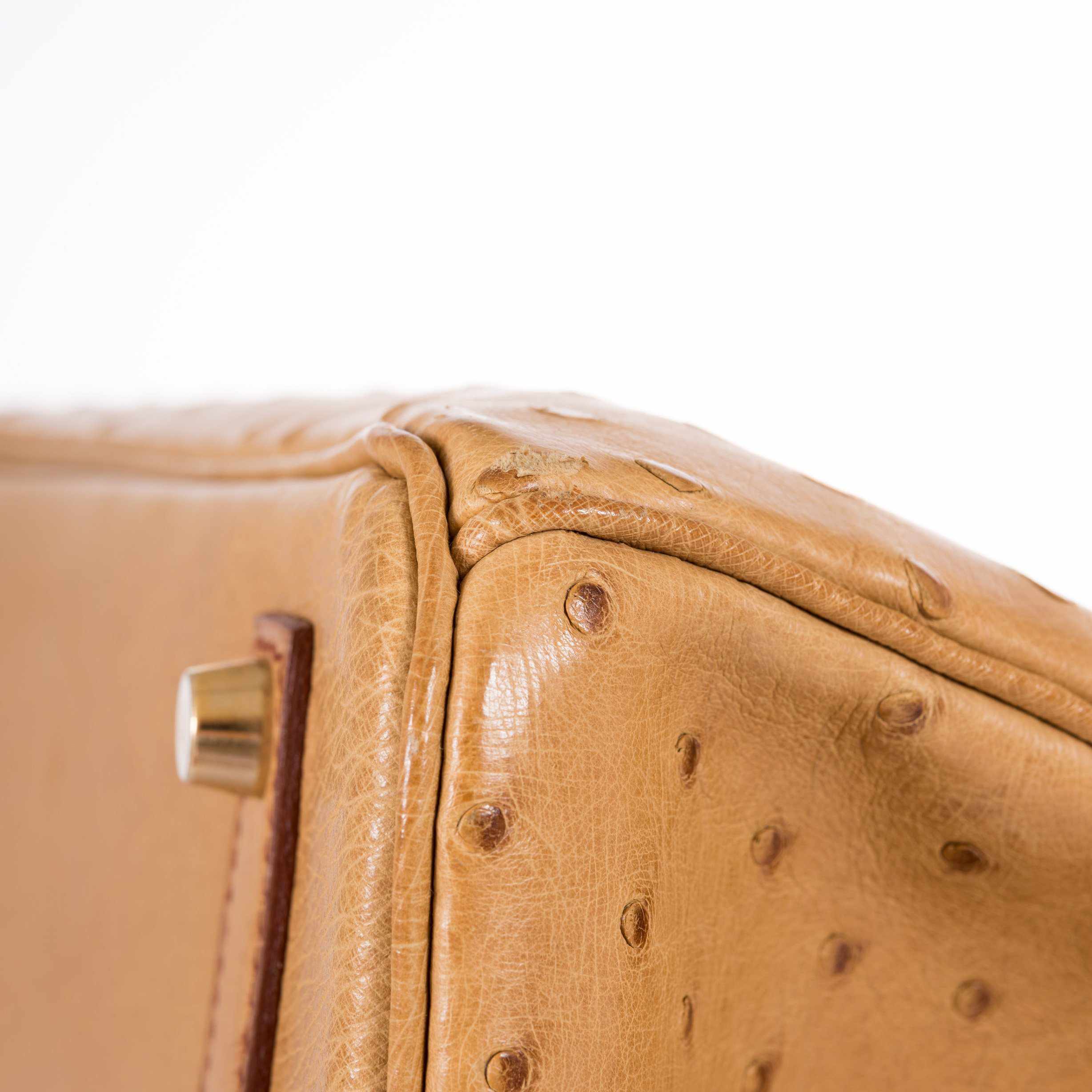 Hermès Birkin 35 Gold Ostrich Gold Hardware
