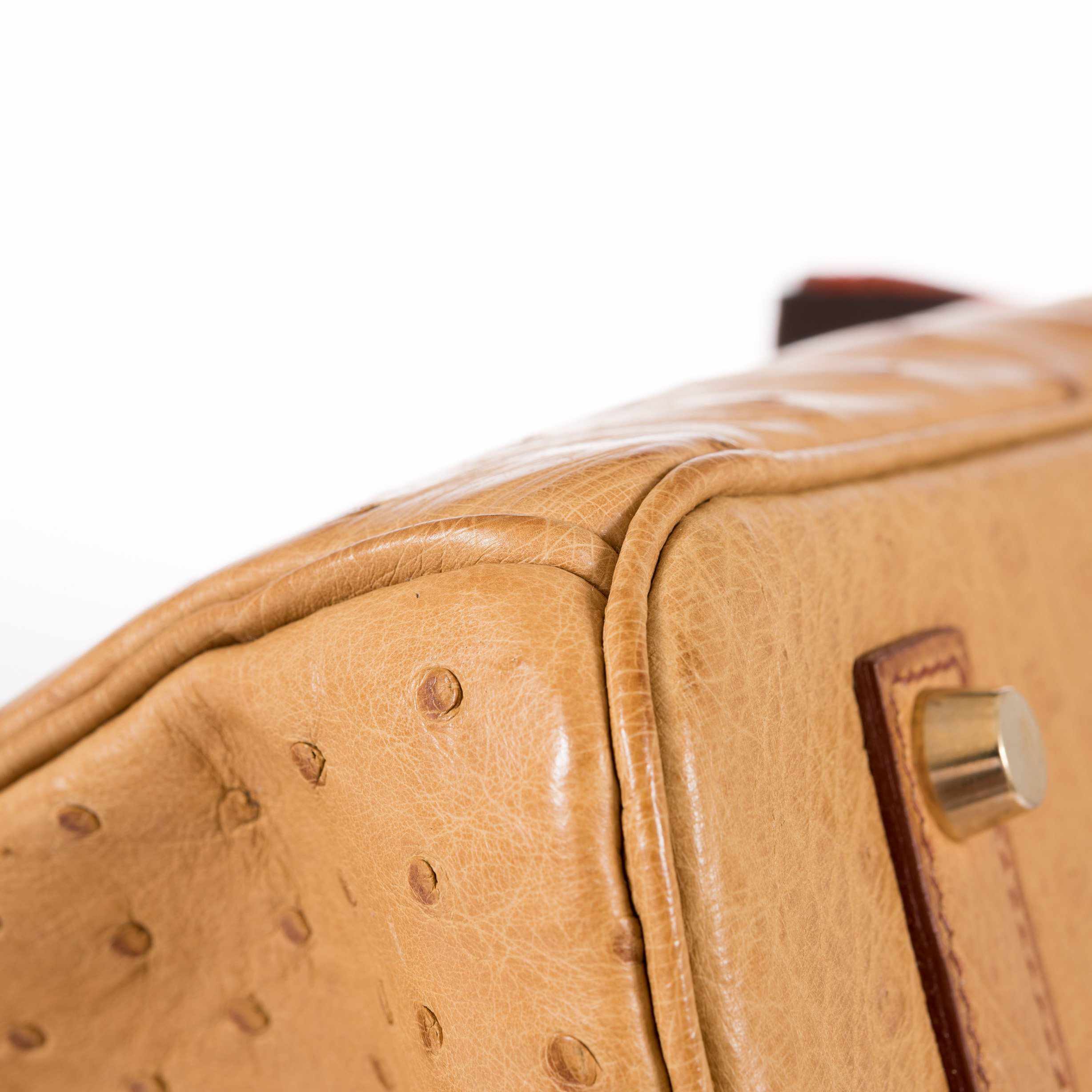 Hermès Birkin 35 Gold Ostrich Gold Hardware