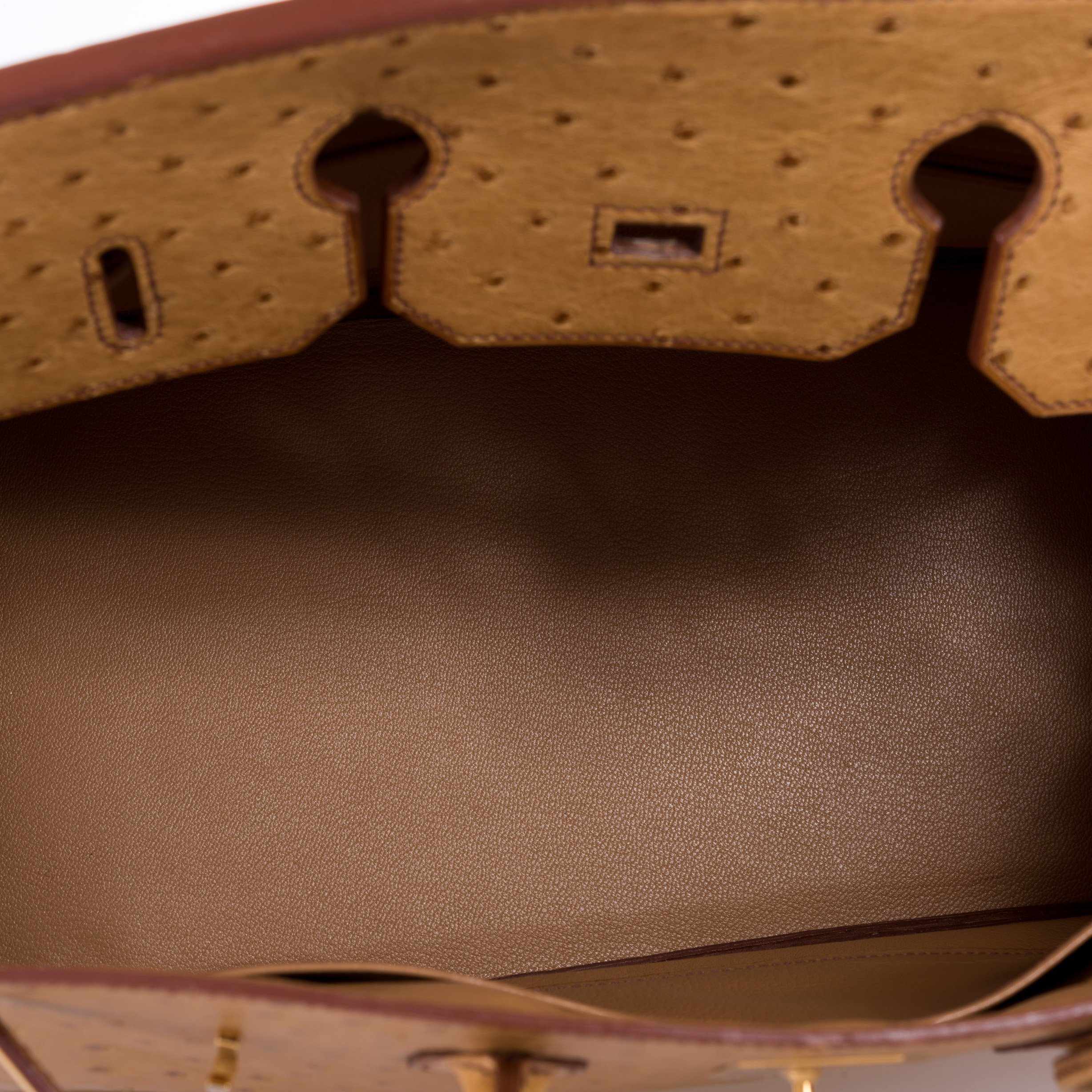 Hermès Birkin 35 Gold Ostrich Gold Hardware