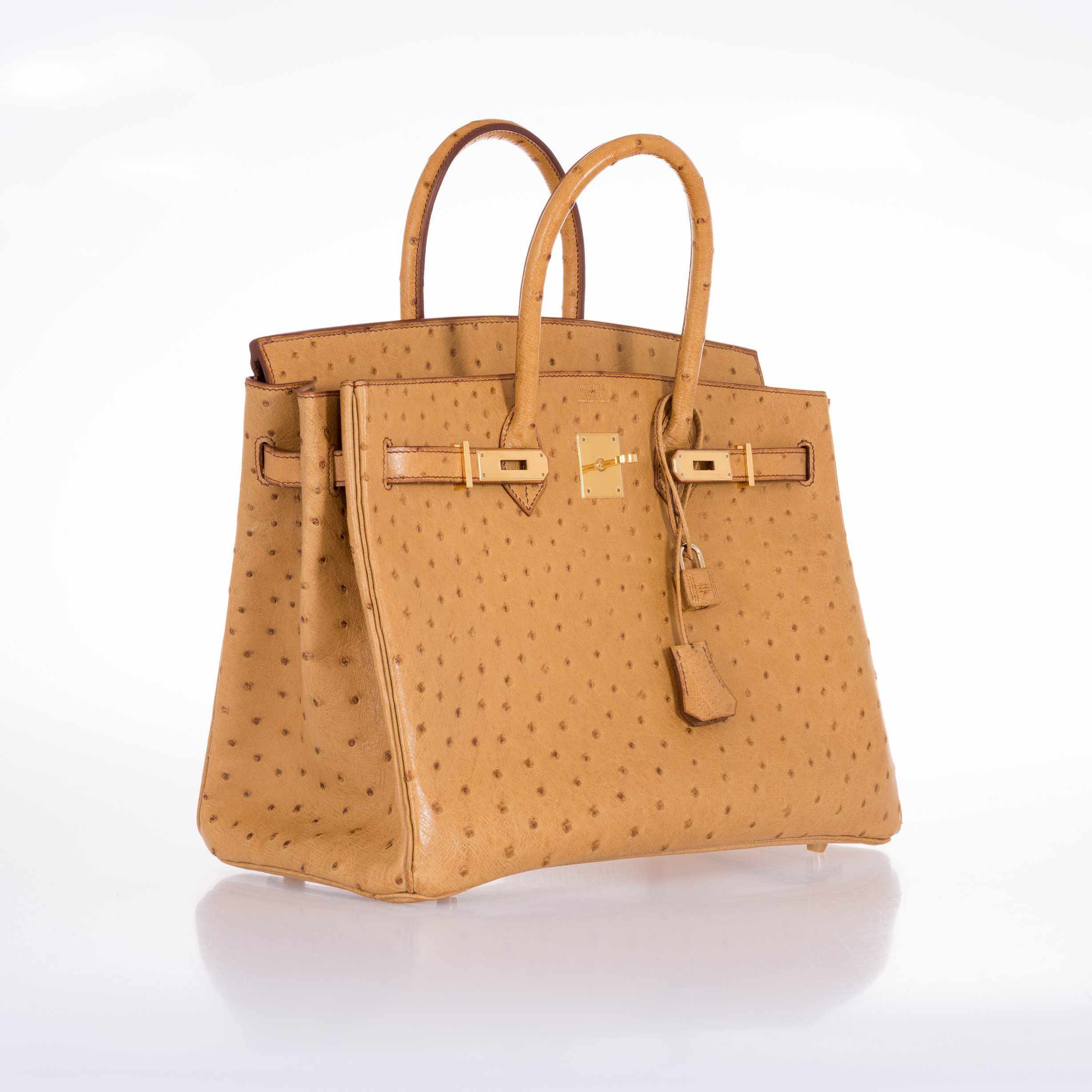 Hermès Birkin 35 Gold Ostrich Gold Hardware
