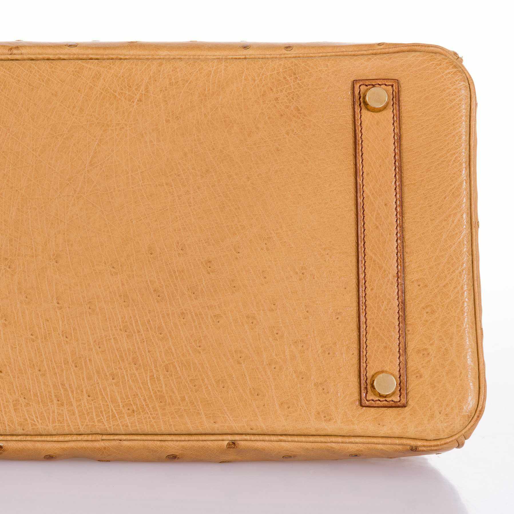 Hermès Birkin 35 Gold Ostrich Gold Hardware