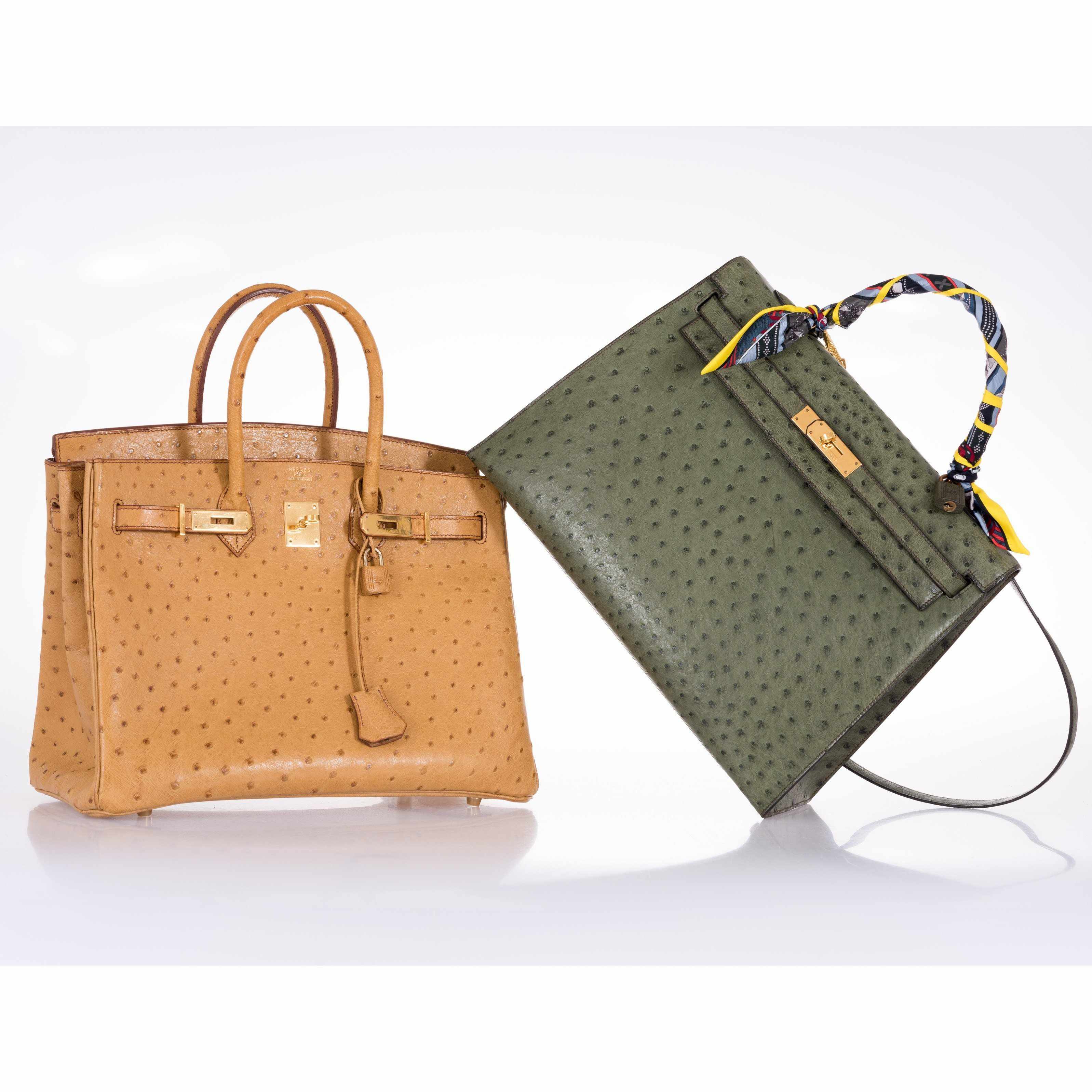 Hermès Birkin 35 Gold Ostrich Gold Hardware