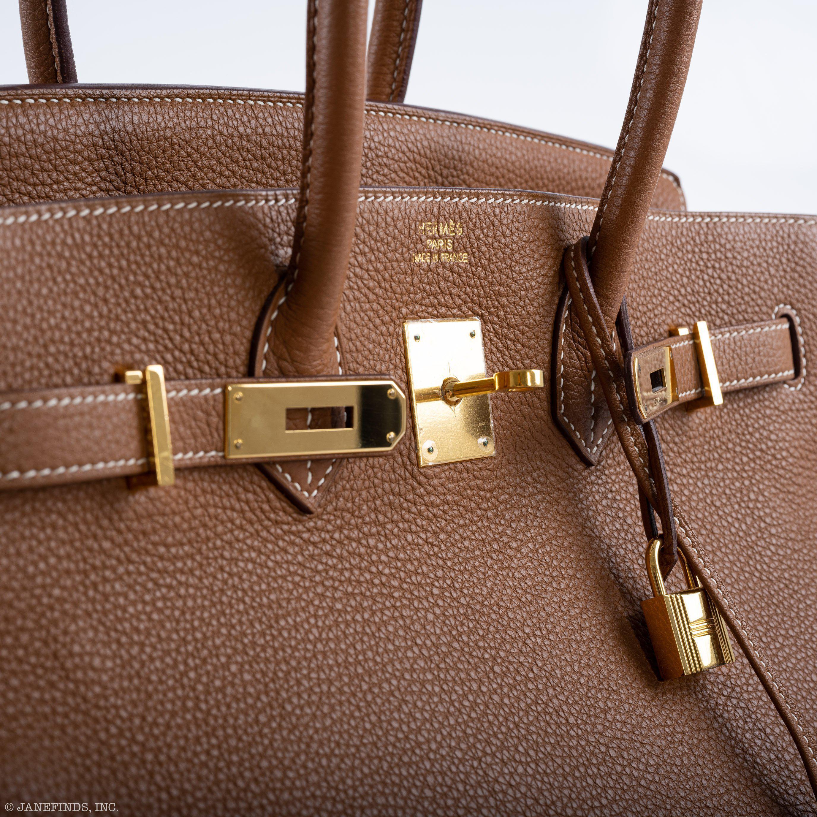 Hermès Birkin 35 Gold Togo Gold Hardware - Square O