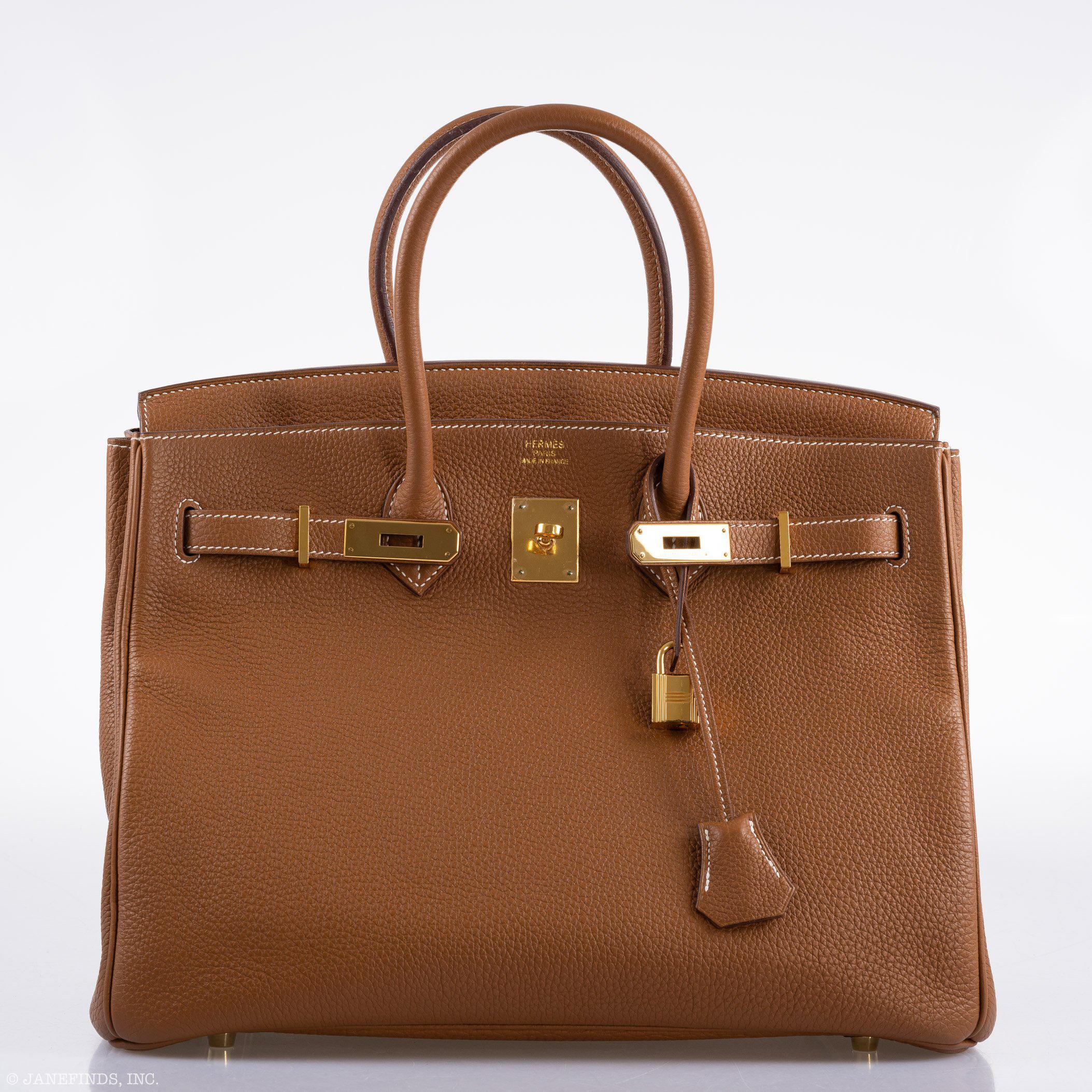 Hermès Birkin 35 Gold Togo Gold Hardware - Square O