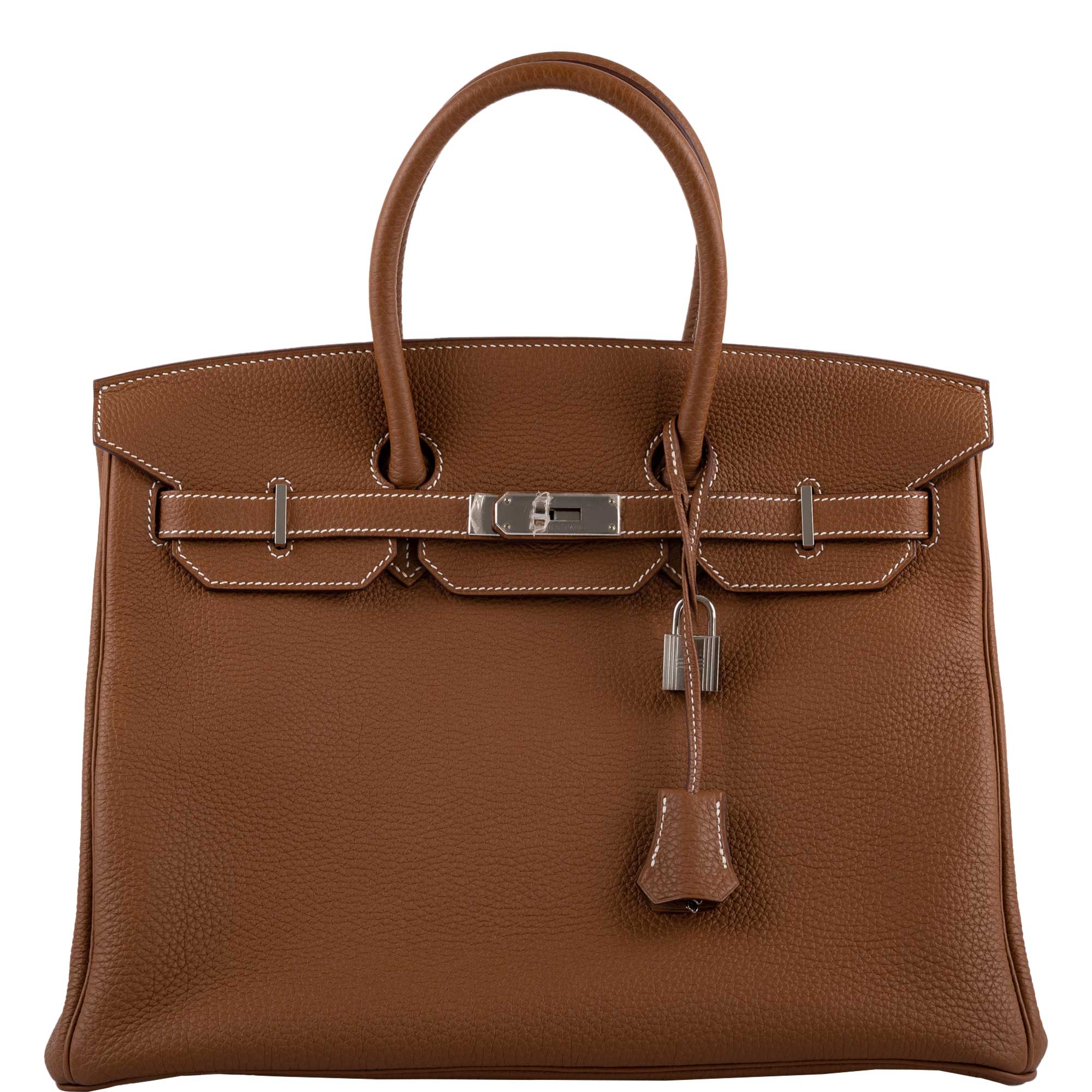 Hermès Birkin 35 Gold Togo with Palladium Hardware - 2014, R Square