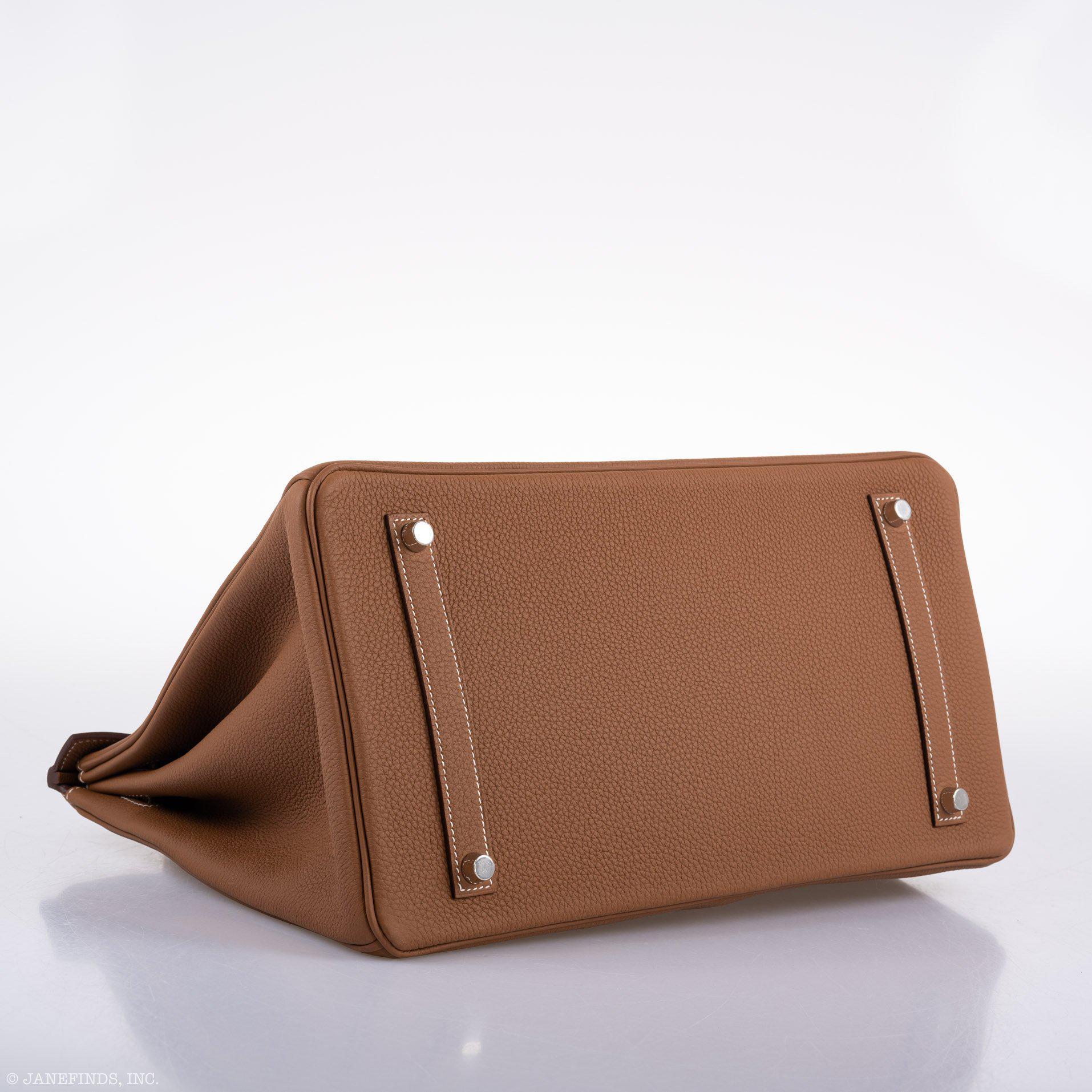 Hermès Birkin 35 Gold Togo with Palladium Hardware - 2020, Y