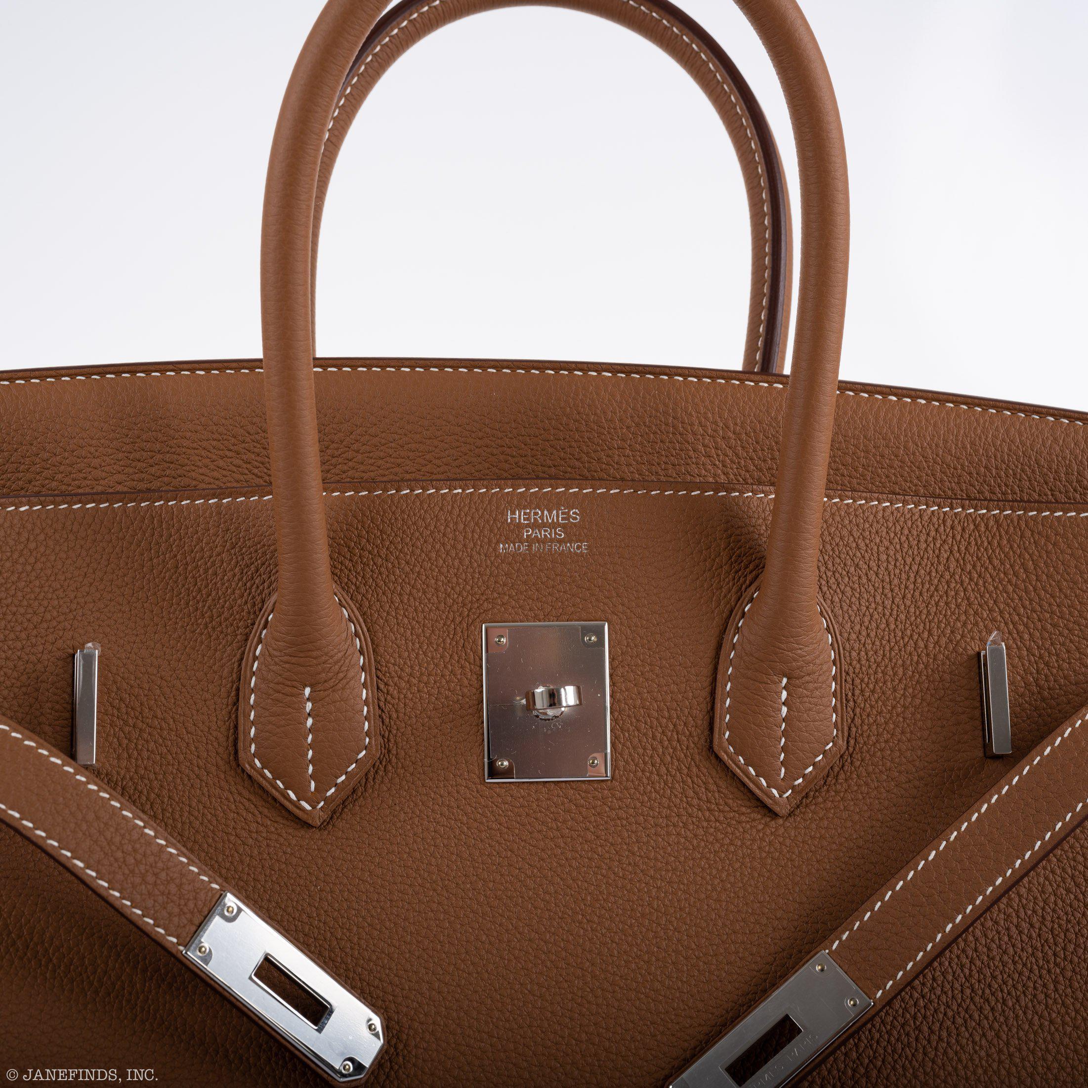 Hermès Birkin 35 Gold Togo with Palladium Hardware - 2020, Y