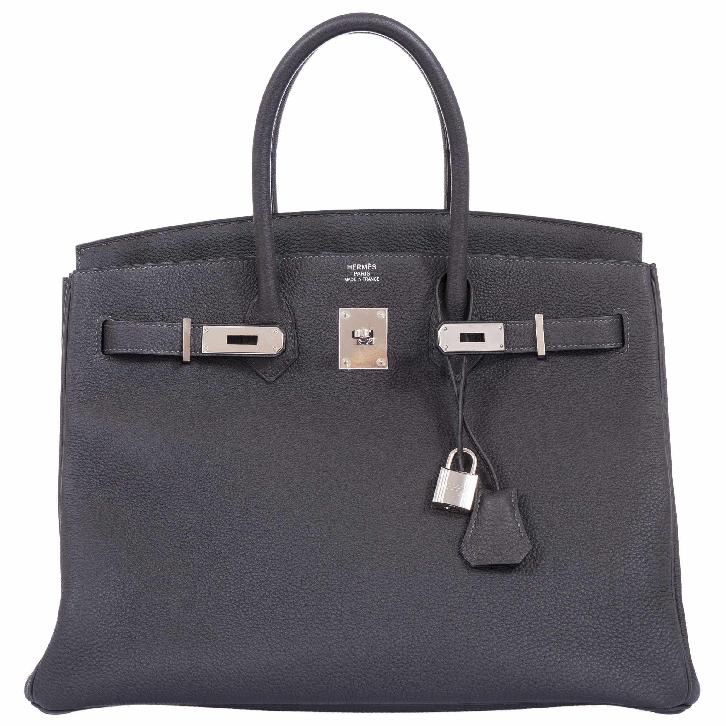 Hermès Birkin 35 Graphite Togo Palladium Hardware