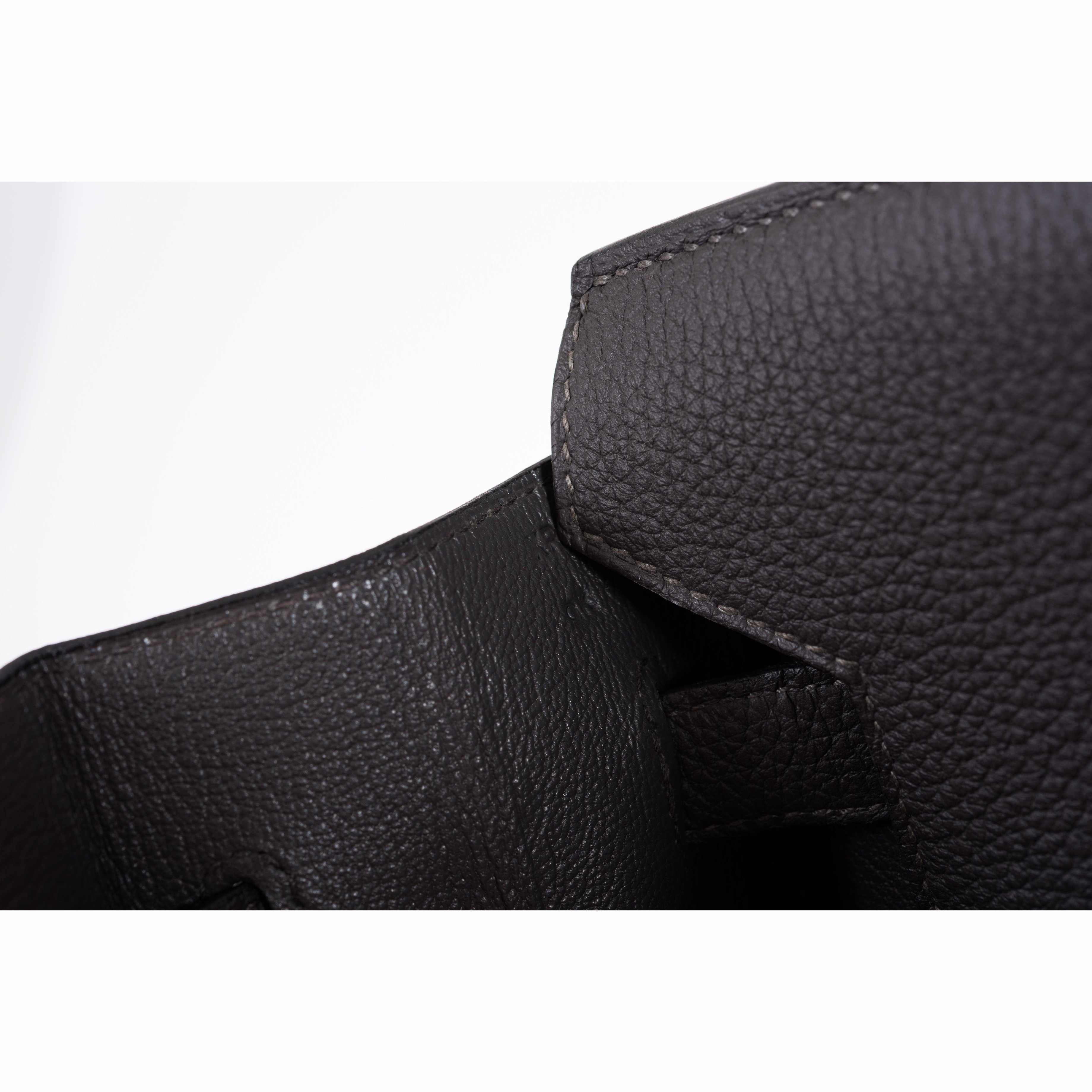 Hermès Birkin 35 Gray Graphite Togo Gold Hardware