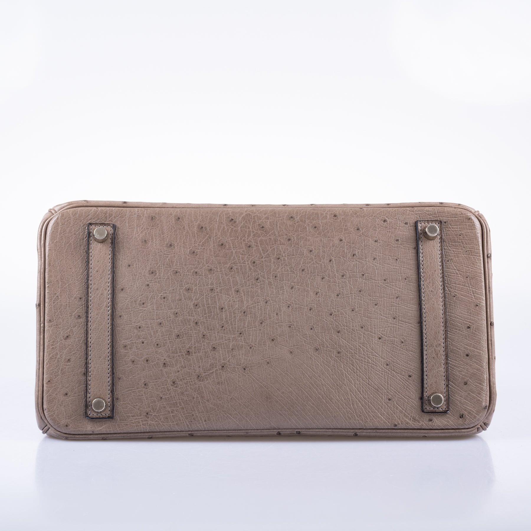 Hermès Birkin 35 Gris Tourterelle Ostrich Palladium Hardware