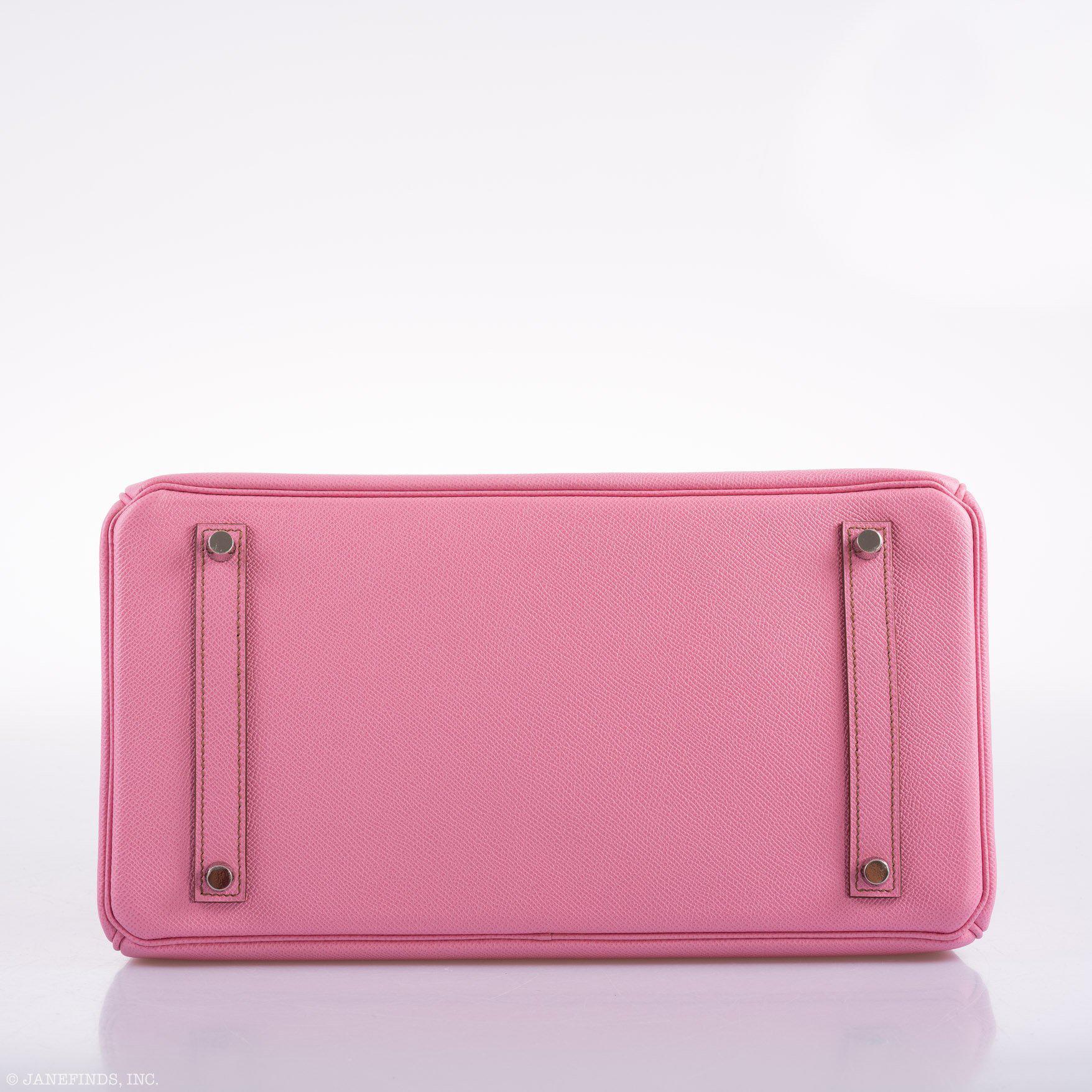 Hermès Birkin 35 HSS 5P Bubblegum Epsom with Palladium Hardware - 2012, P Square