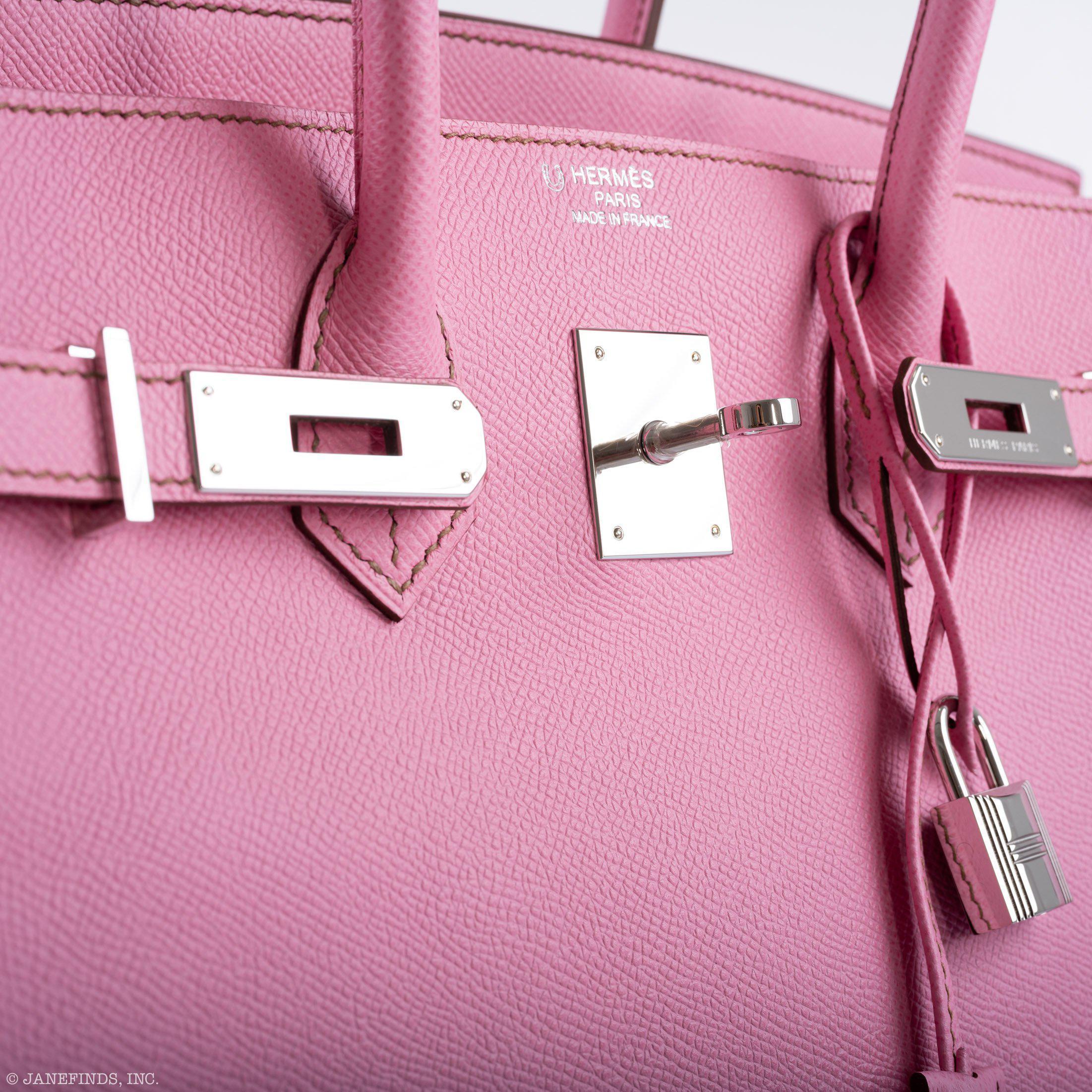 Hermès Birkin 35 HSS 5P Bubblegum Epsom with Palladium Hardware - 2012, P Square
