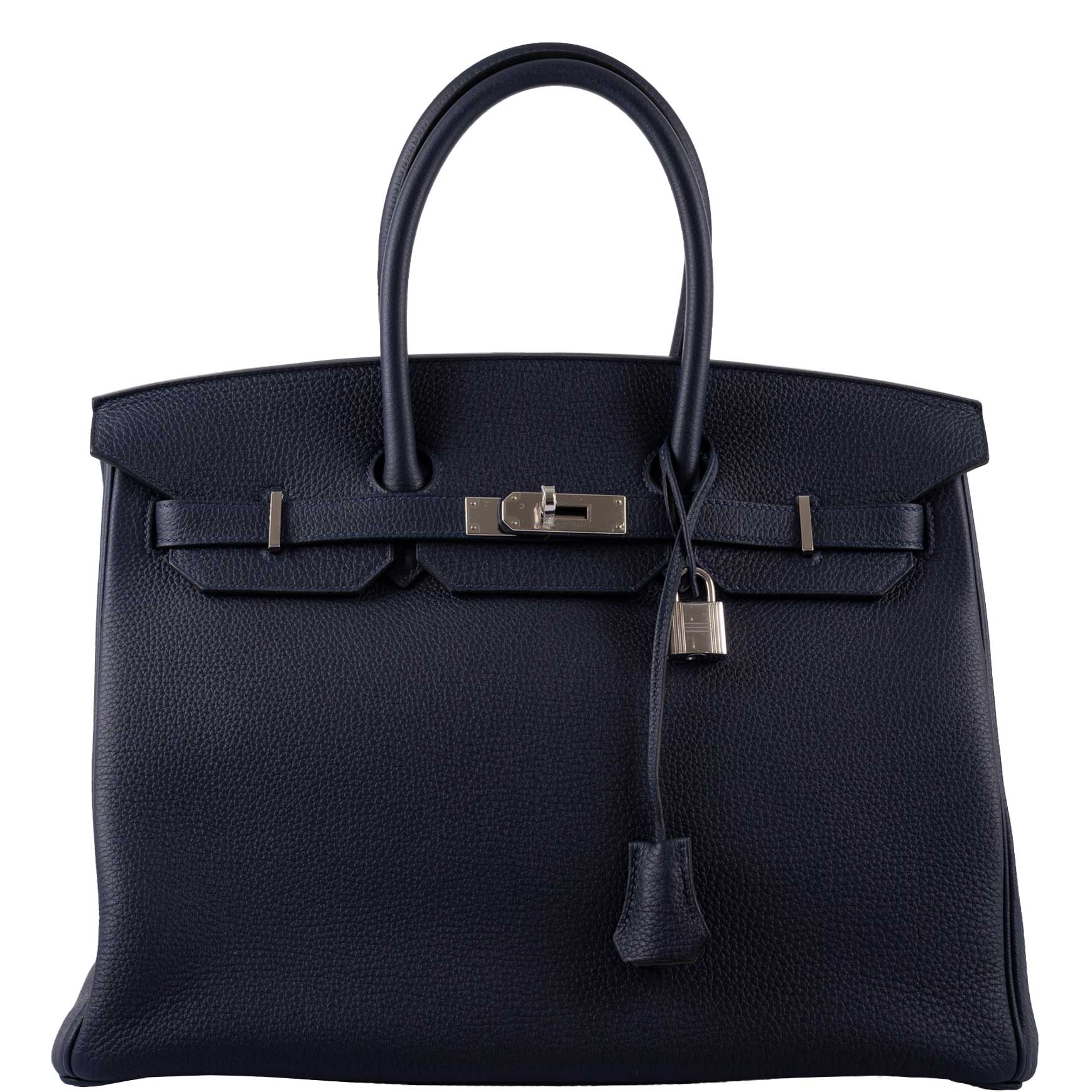Hermès Birkin 35 HSS Blue Nuit Outside & Gris Etain Inside Togo Palladium Hardware