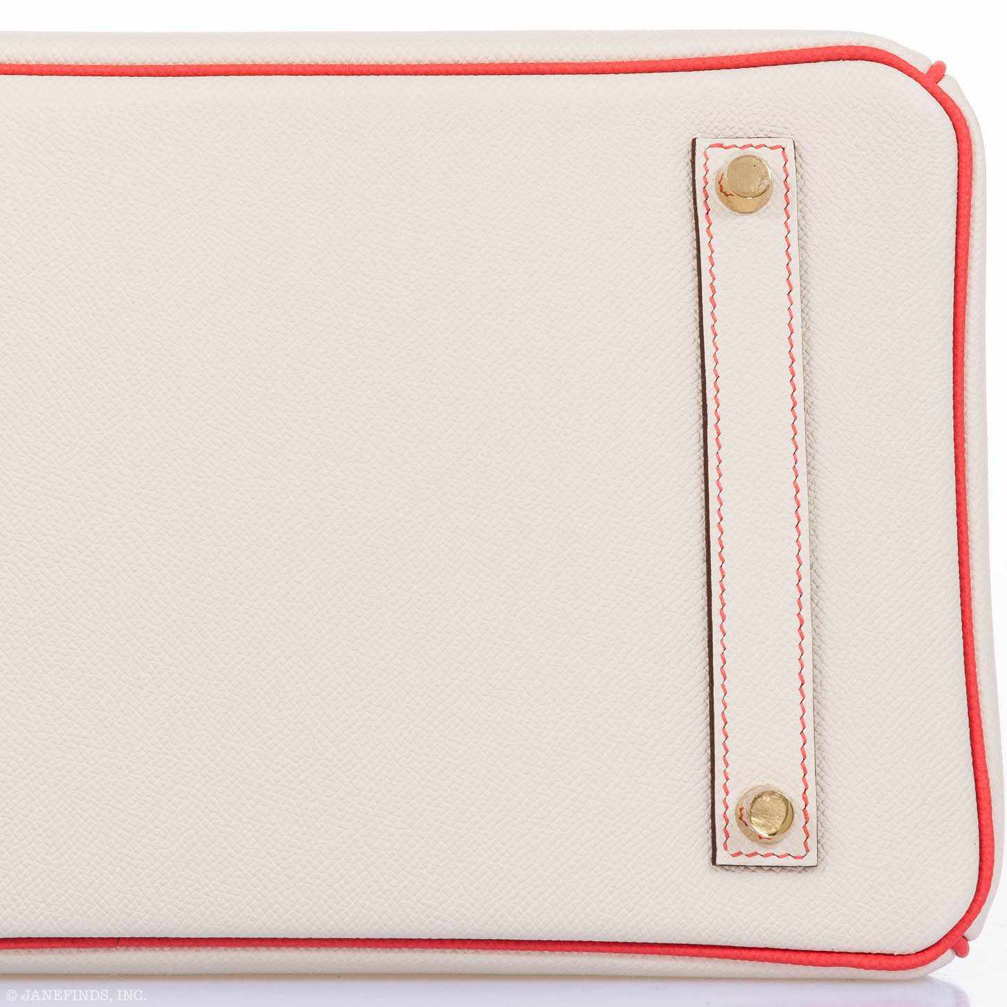 Hermès Birkin 35 HSS Craie, Rose Jaipur Epsom Brushed Gold Hardware