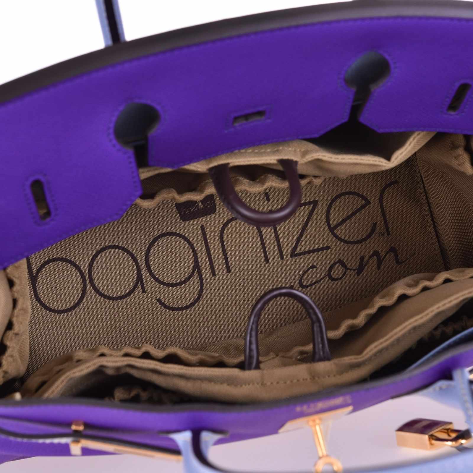 Hermès Birkin 35 HSS Crocus And Blue Lin Epsom Gold Hardware