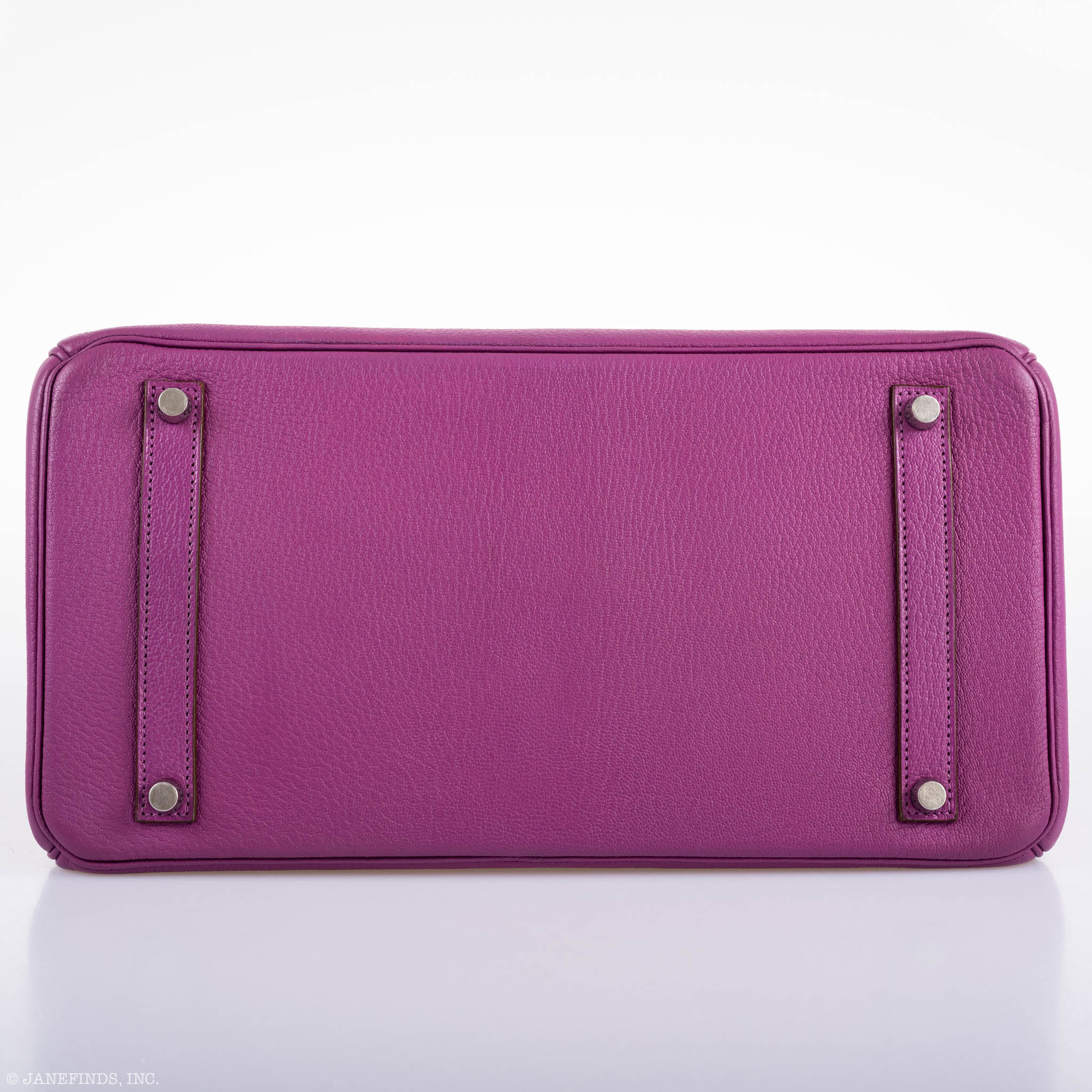 Hermès Birkin 35 HSS Cyclamen & Iris Chèvre Goatskin Brushed Palladium Hardware - 2009 M, Square