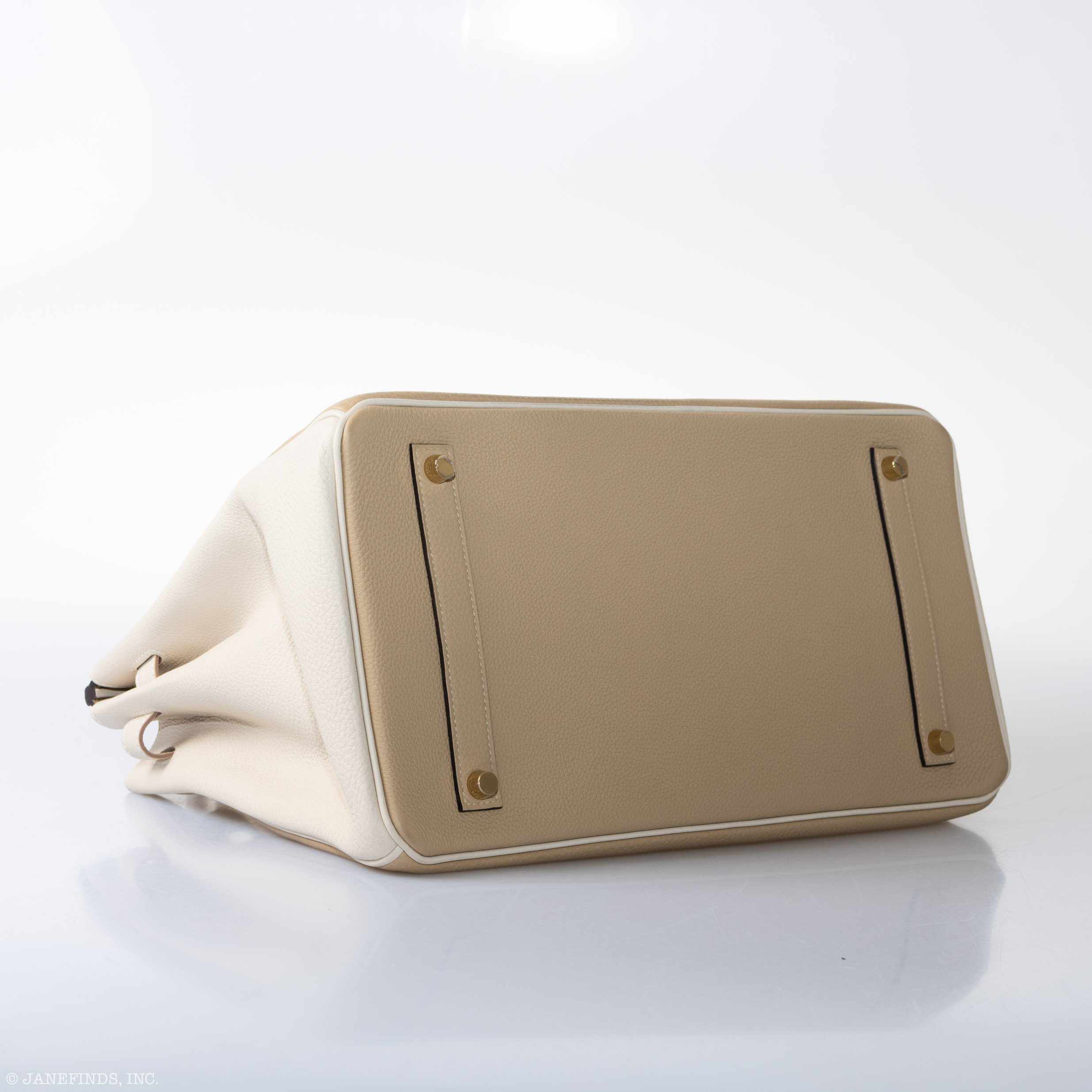 Hermès Birkin 35 HSS Trench & Gris Perle Togo Permabrass Hardware - 2017