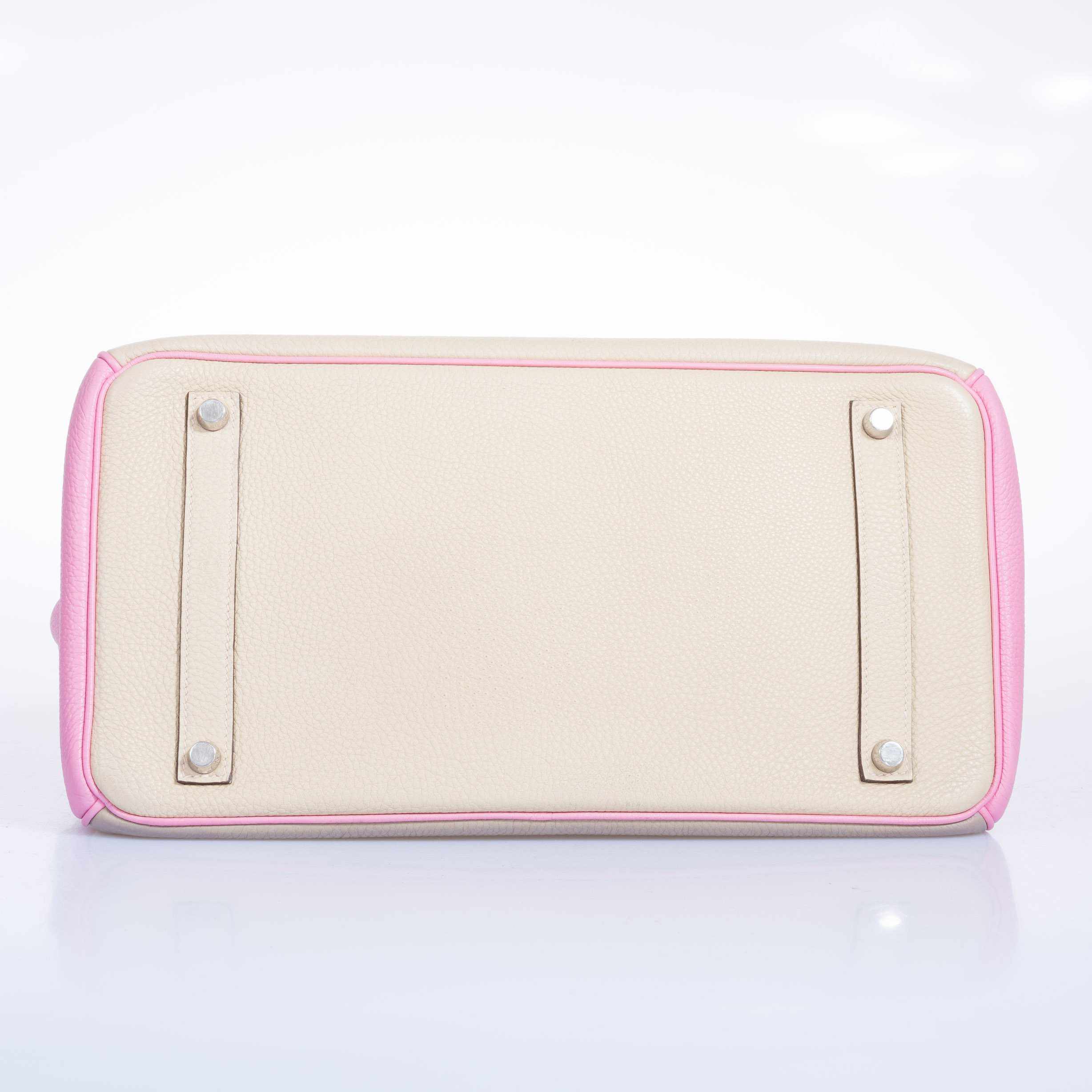 Hermès Birkin 35 HSS Tri-Color Gris T * Bubblegum * Trench Togo Palladium Hardware