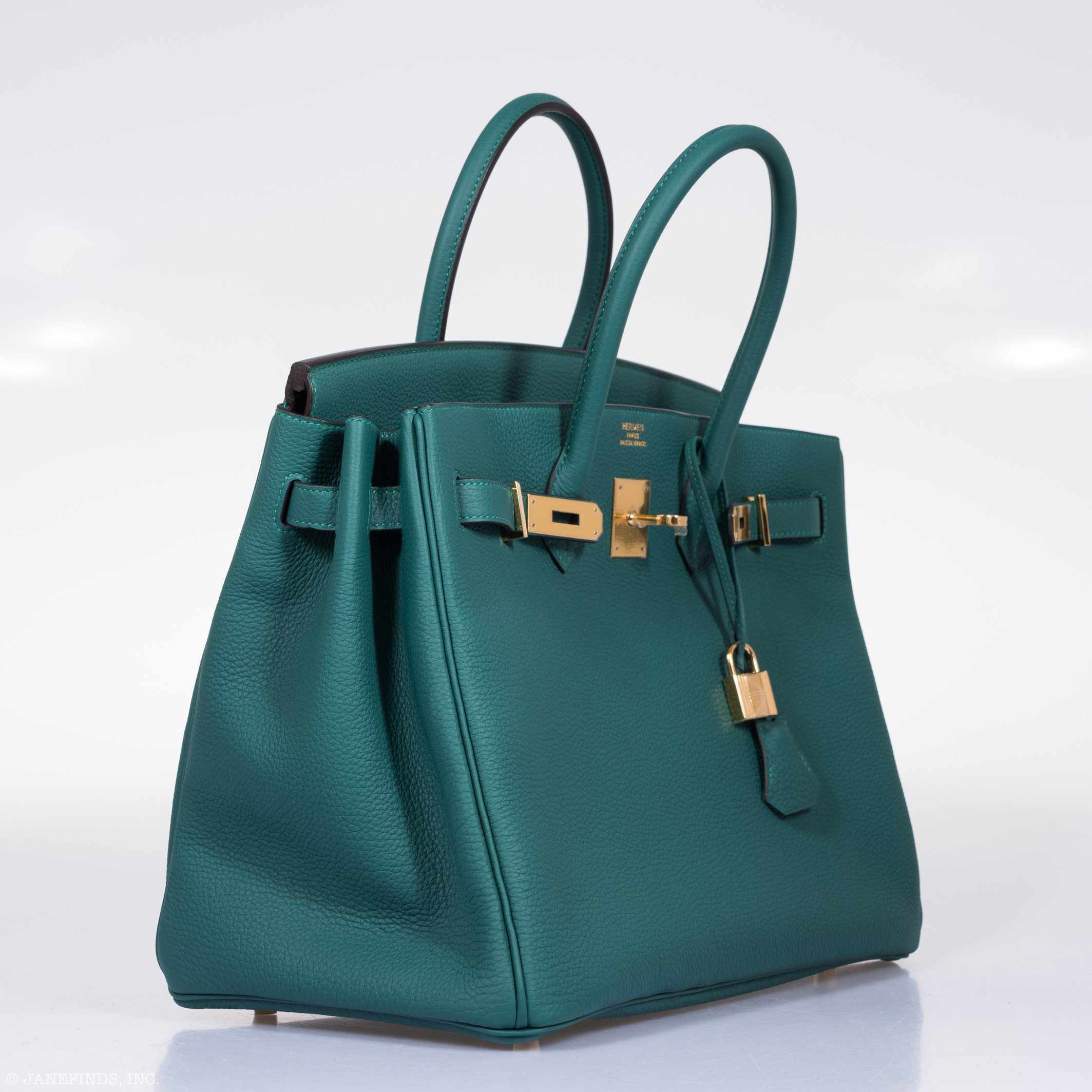 Hermès Birkin 35 Malachite Togo Gold Hardware