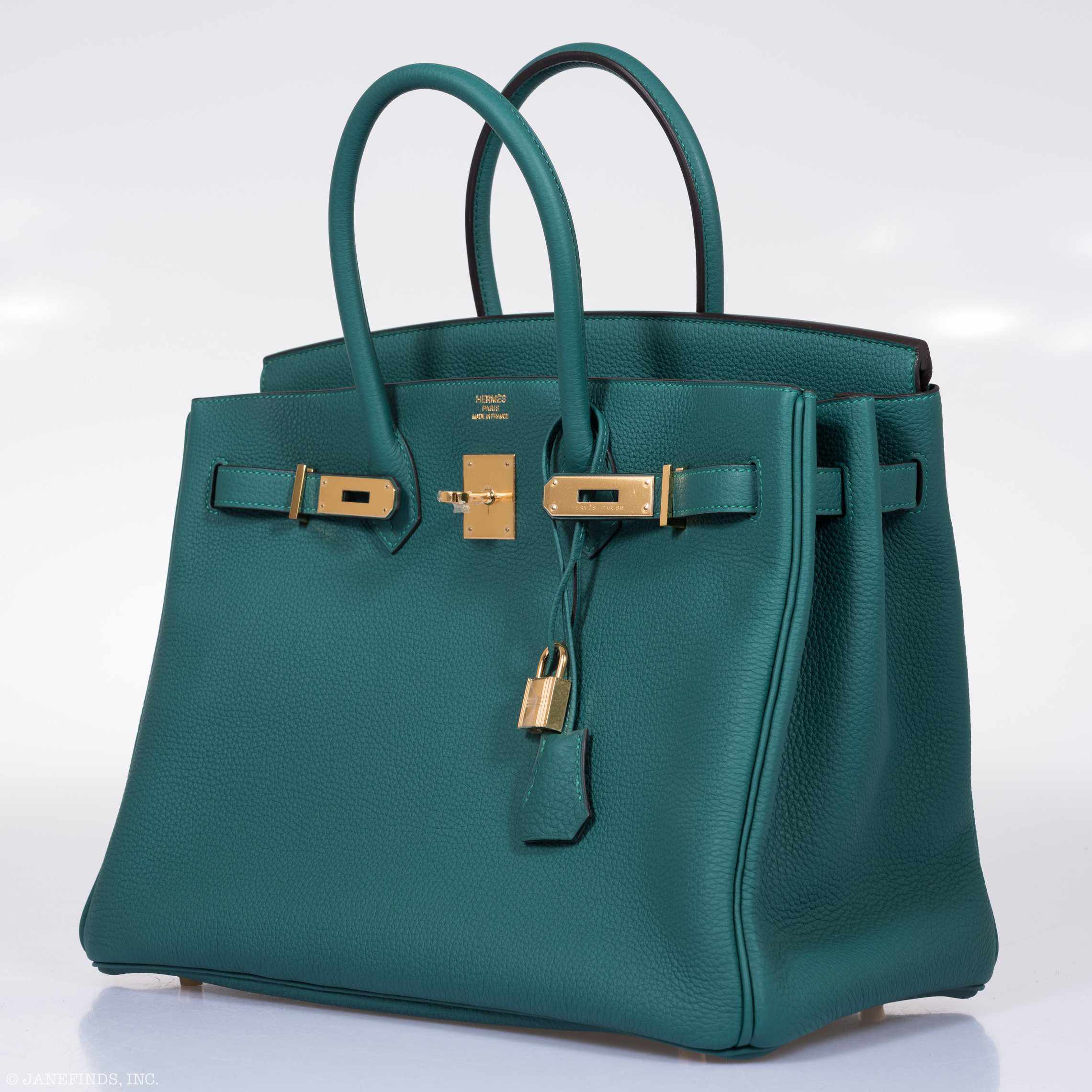Hermès Birkin 35 Malachite Togo Gold Hardware