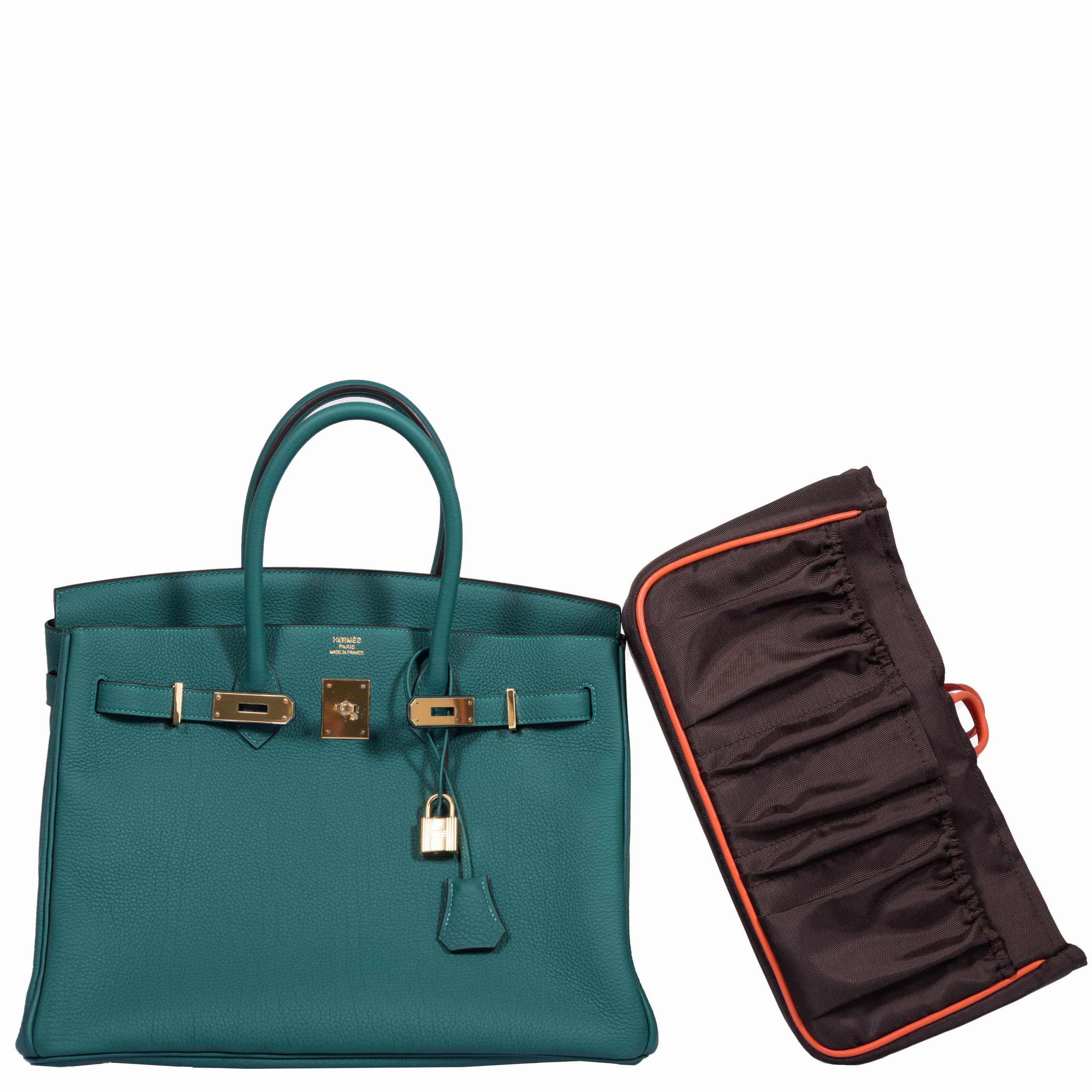 Hermès Birkin 35 Malachite Togo Gold Hardware