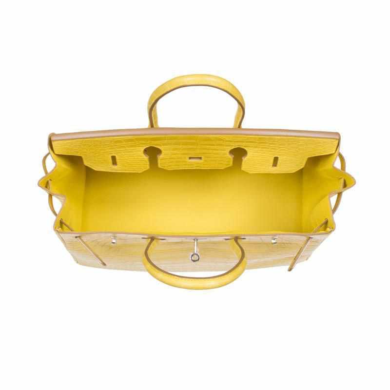 Hermès Birkin 35 Mimosa Matte Alligator Palladium