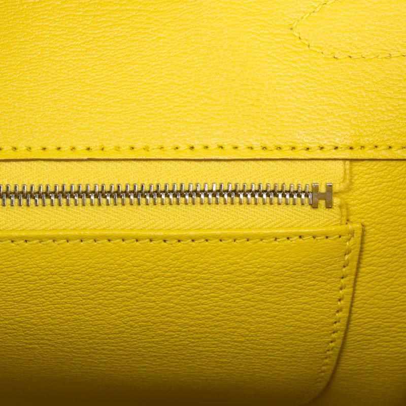 Hermès Birkin 35 Mimosa Matte Alligator Palladium