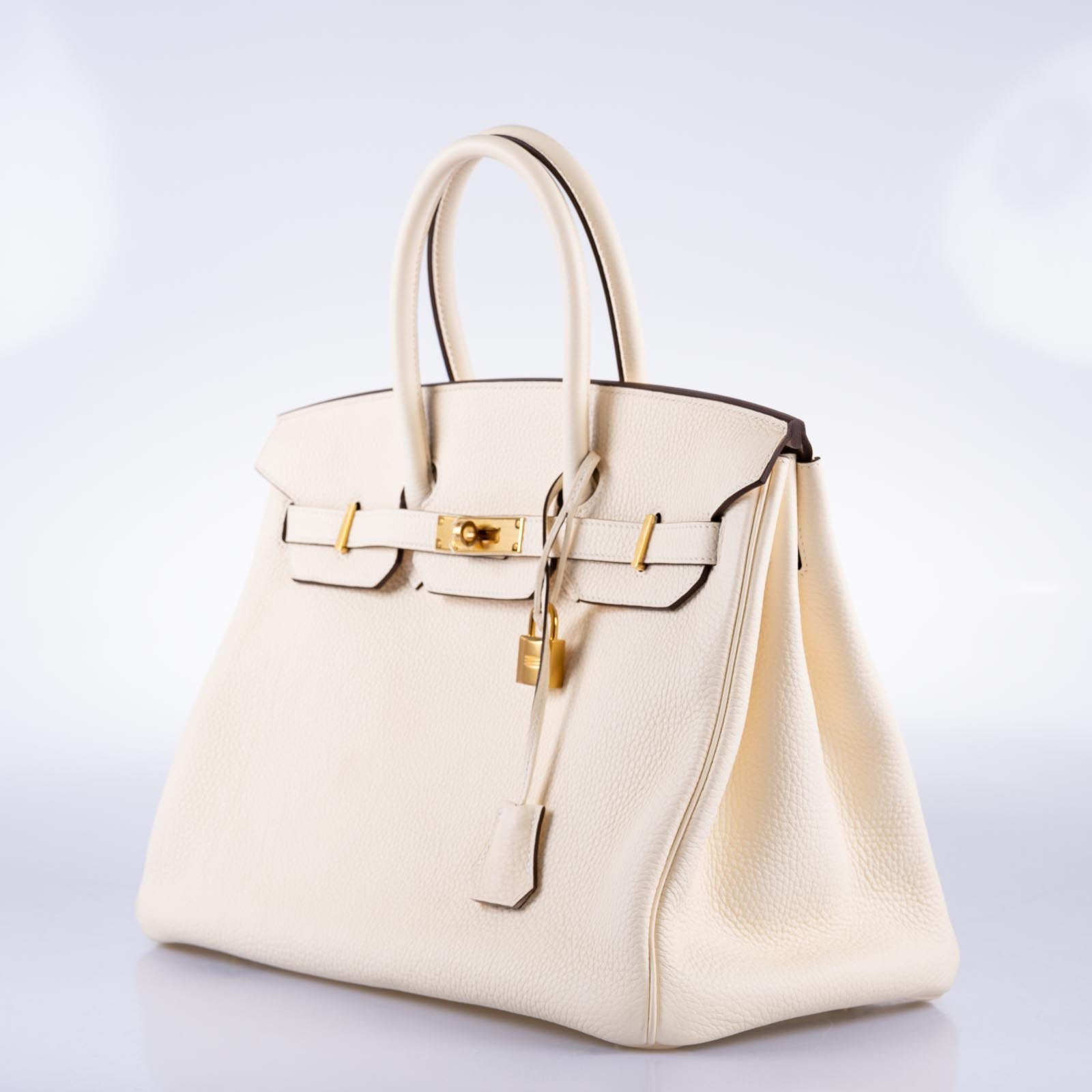 Hermès Birkin 35 Nata Clemence with Gold Hardware