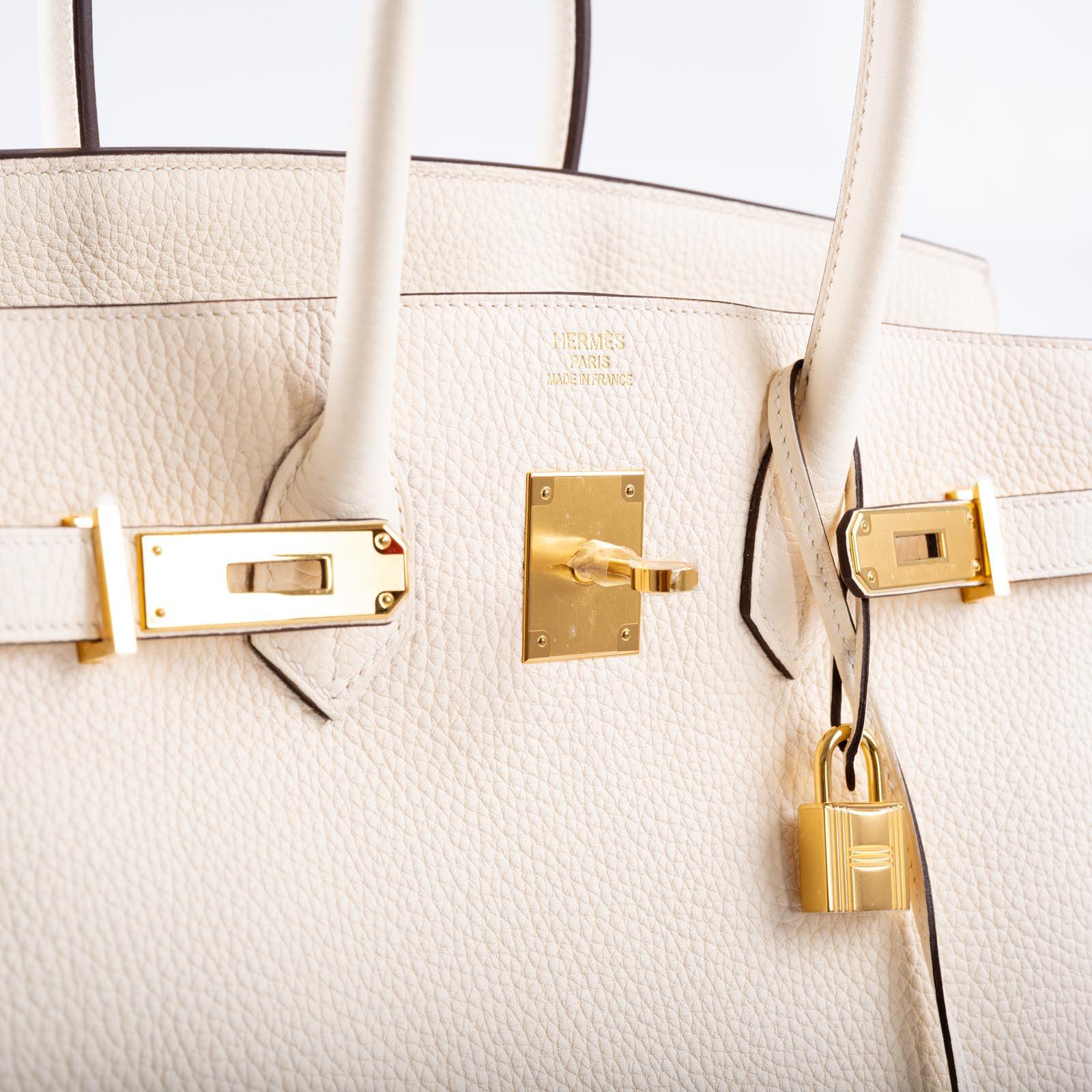 Hermès Birkin 35 Nata Clemence with Gold Hardware