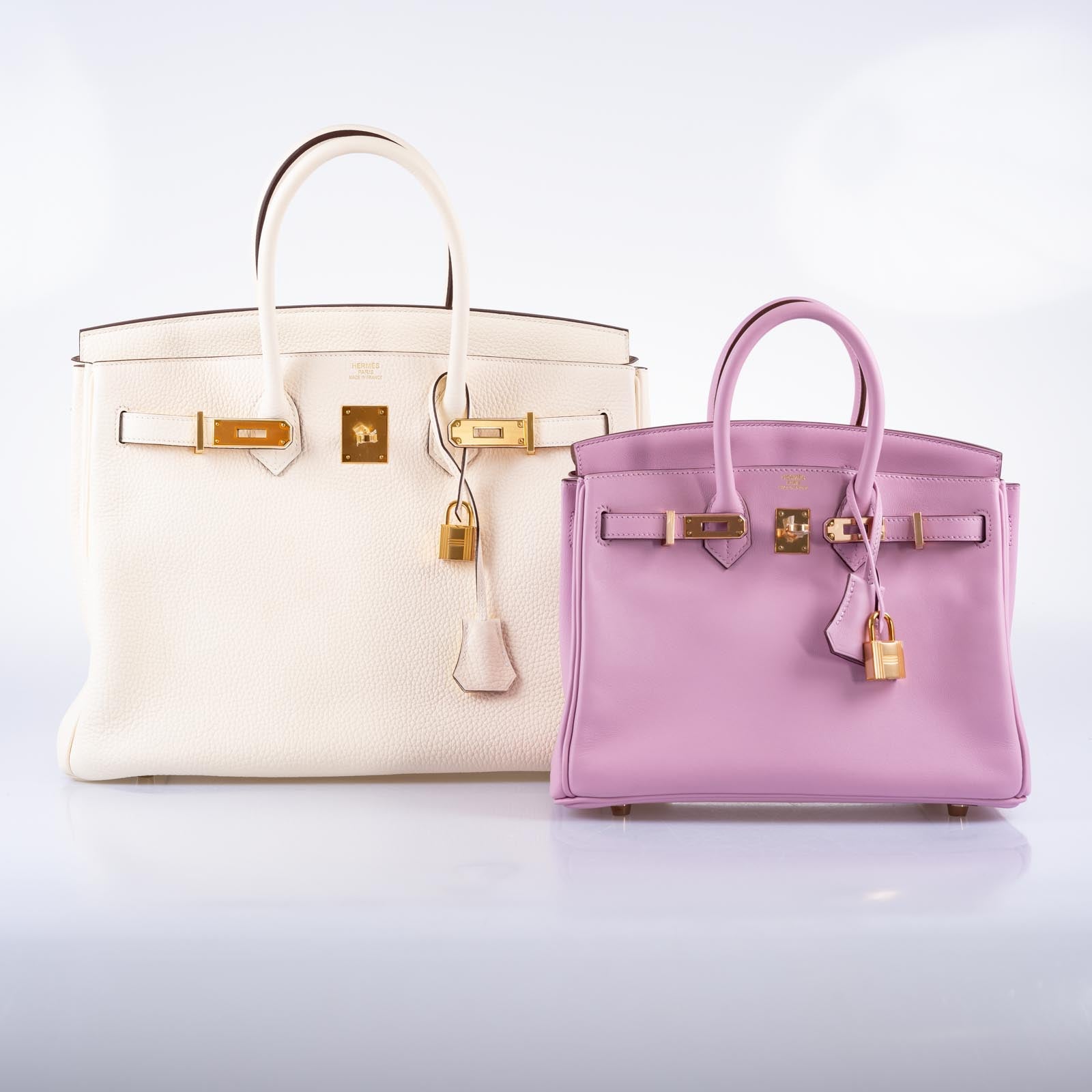 Hermès Birkin 35 Nata Clemence with Gold Hardware