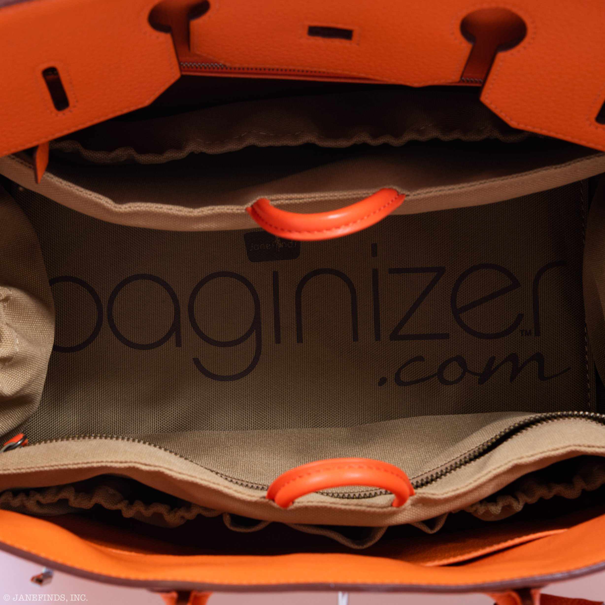 Hermès Birkin 35 Orange Clemence Palladium Hardware