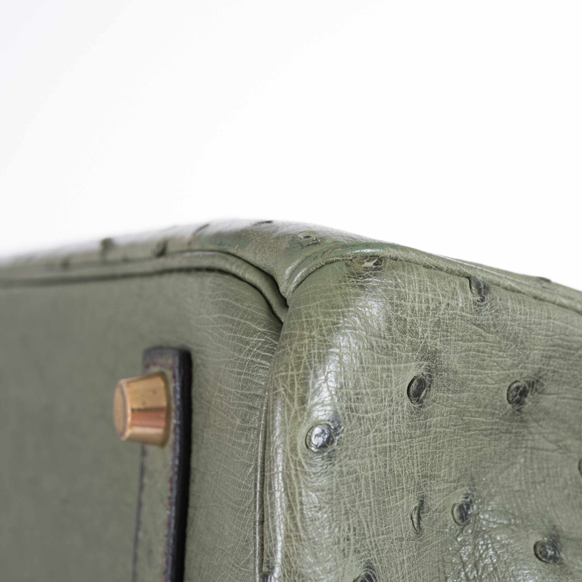 Hermès Birkin 35 Ostrich Vert Veronese Gold Hardware