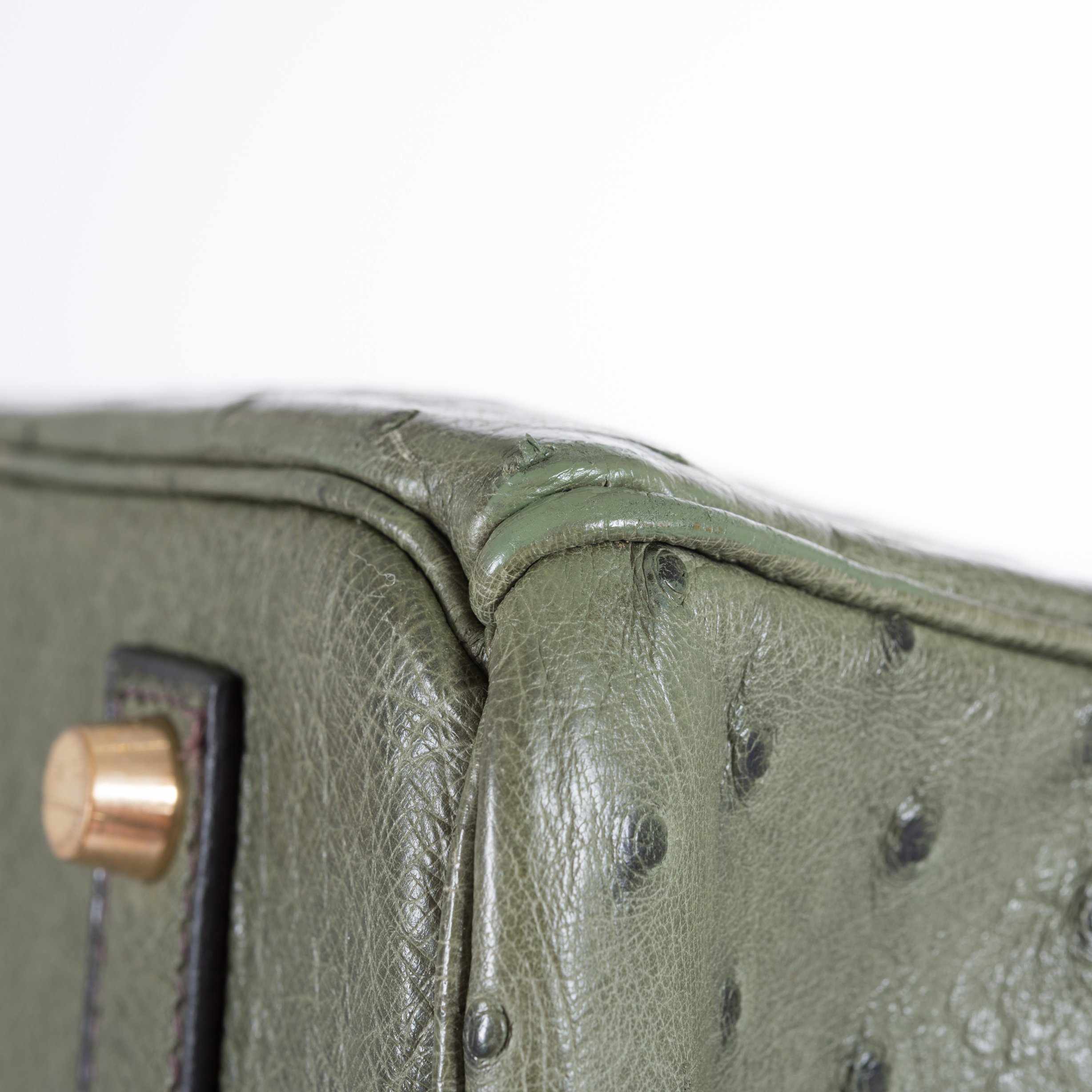Hermès Birkin 35 Ostrich Vert Veronese Gold Hardware