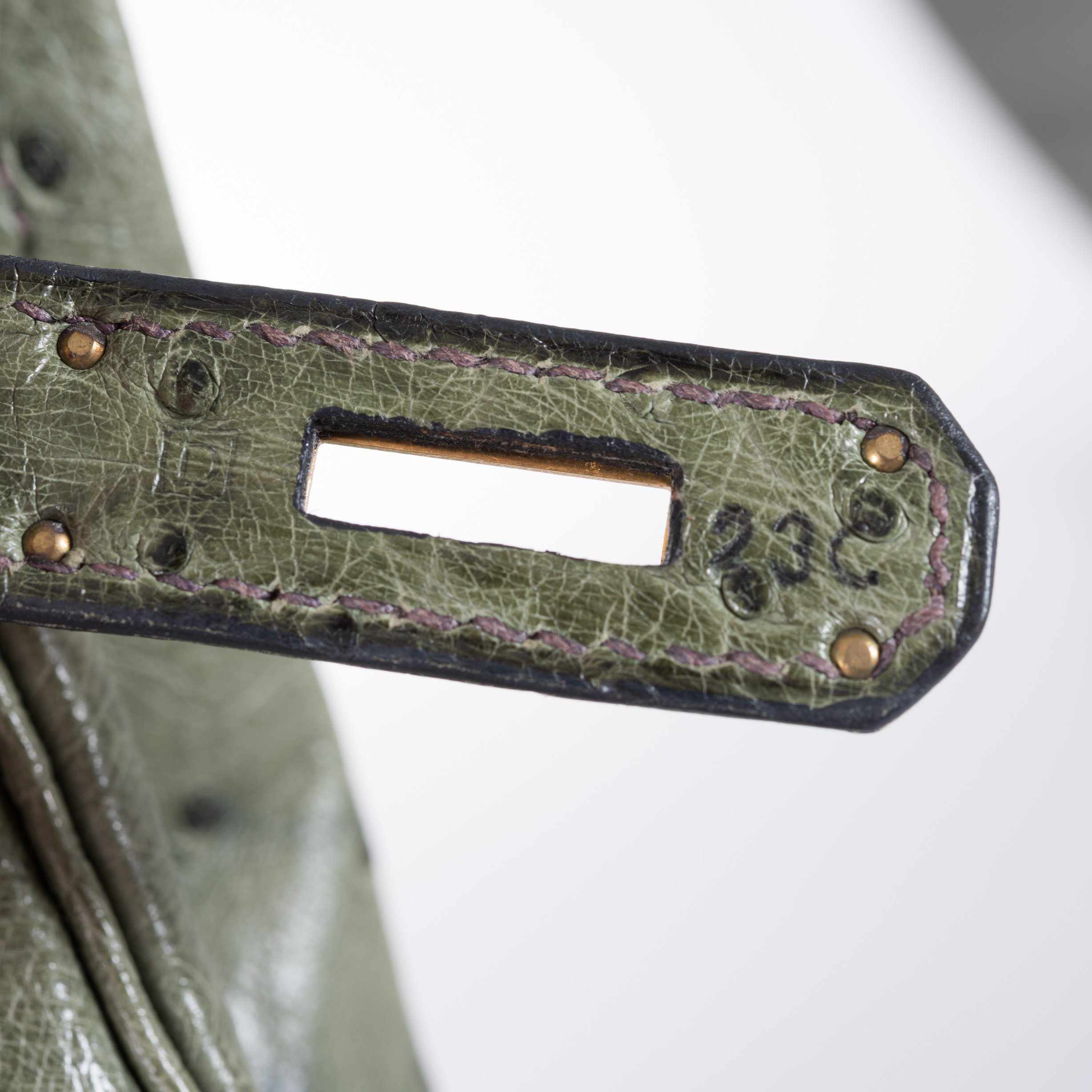 Hermès Birkin 35 Ostrich Vert Veronese Gold Hardware
