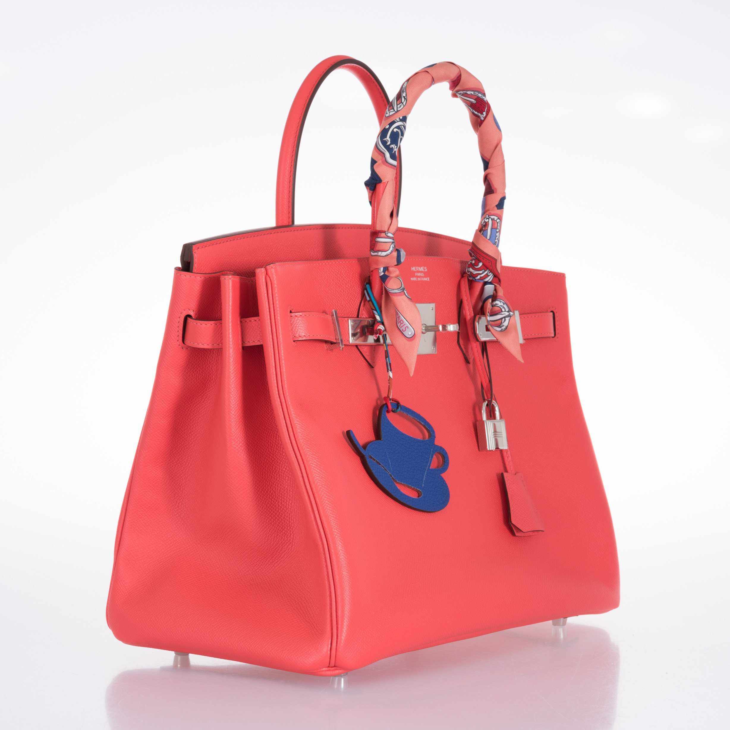 Hermès Birkin 35 Rose Jaipur Epsom Palladium Hardware