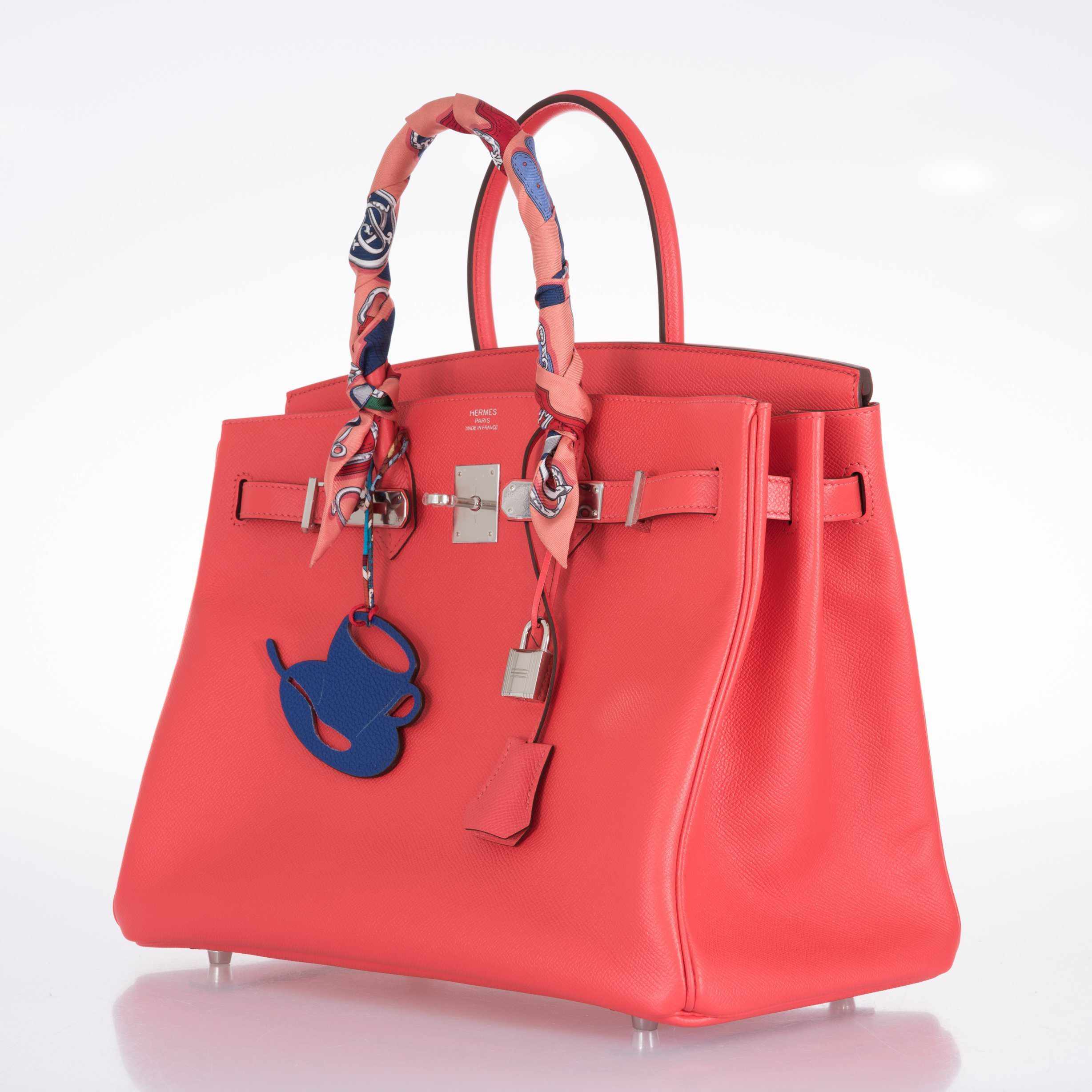 Hermès Birkin 35 Rose Jaipur Epsom Palladium Hardware