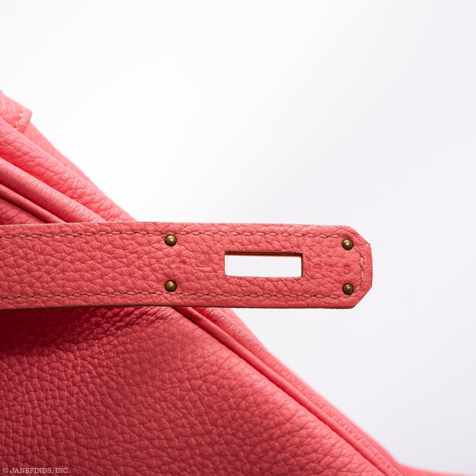 Hermès Birkin 35 Rose Lipstick Togo Gold Hardware