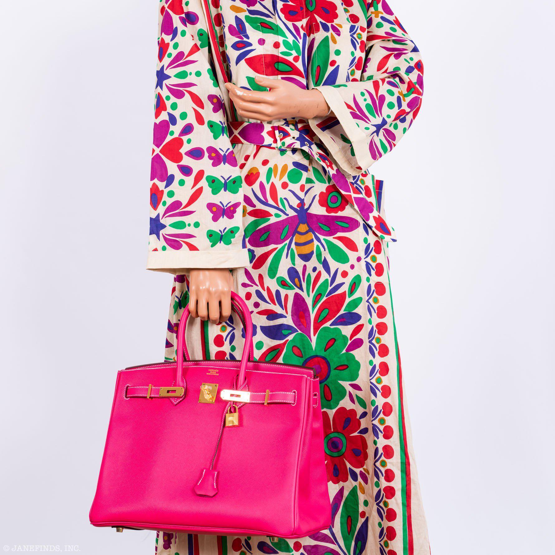 Hermès Birkin 35 Rose Tyrien Epsom Gold Hardware