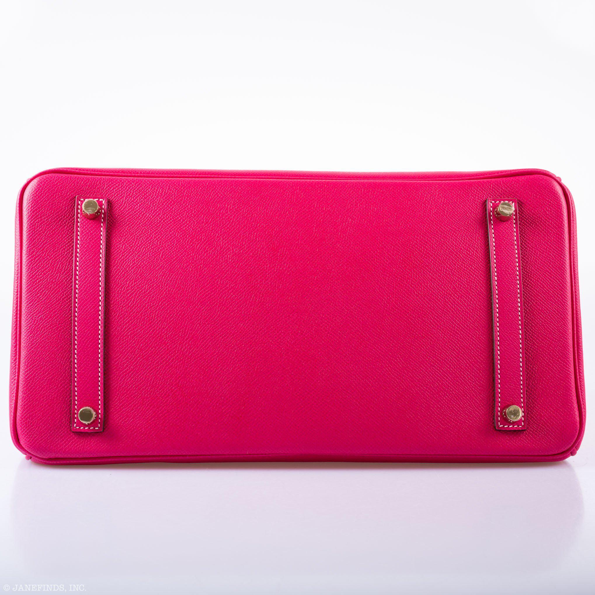 Hermès Birkin 35 Rose Tyrien Epsom Gold Hardware