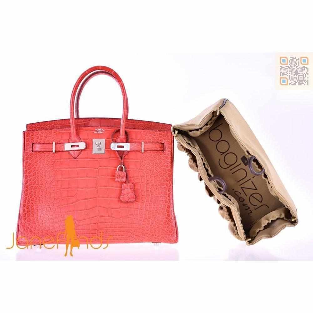 Hermès Birkin 35 Rouge Indian Matte Alligator Palladium Hardware