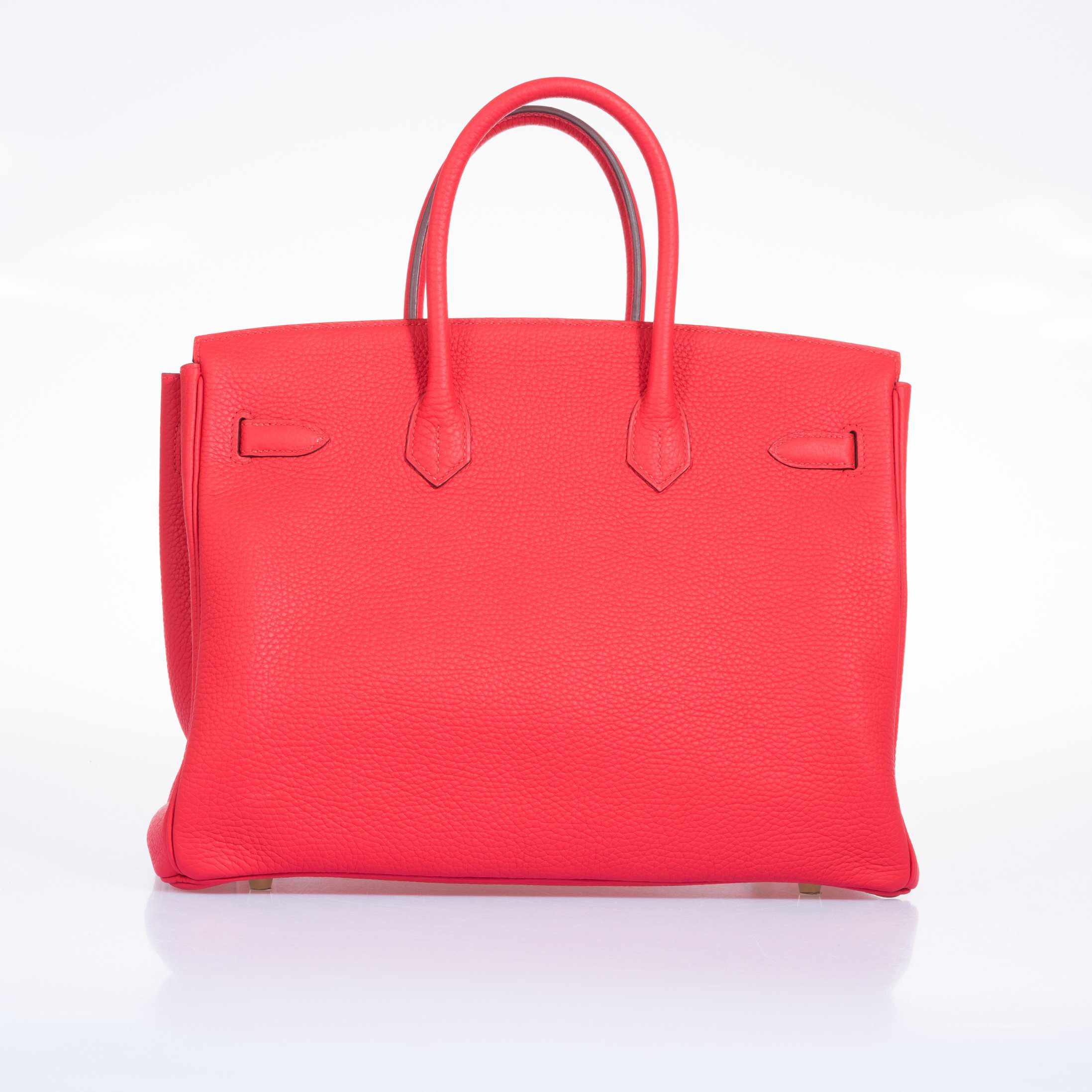 Hermès Birkin 35 Rouge Tomate Clemence Gold Hardware