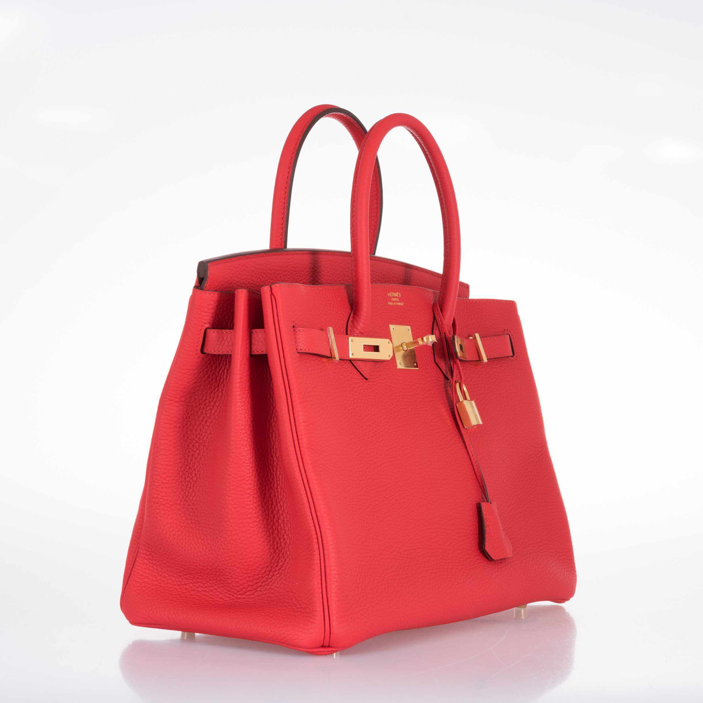 Hermès Birkin 35 Rouge Tomate Clemence Gold Hardware