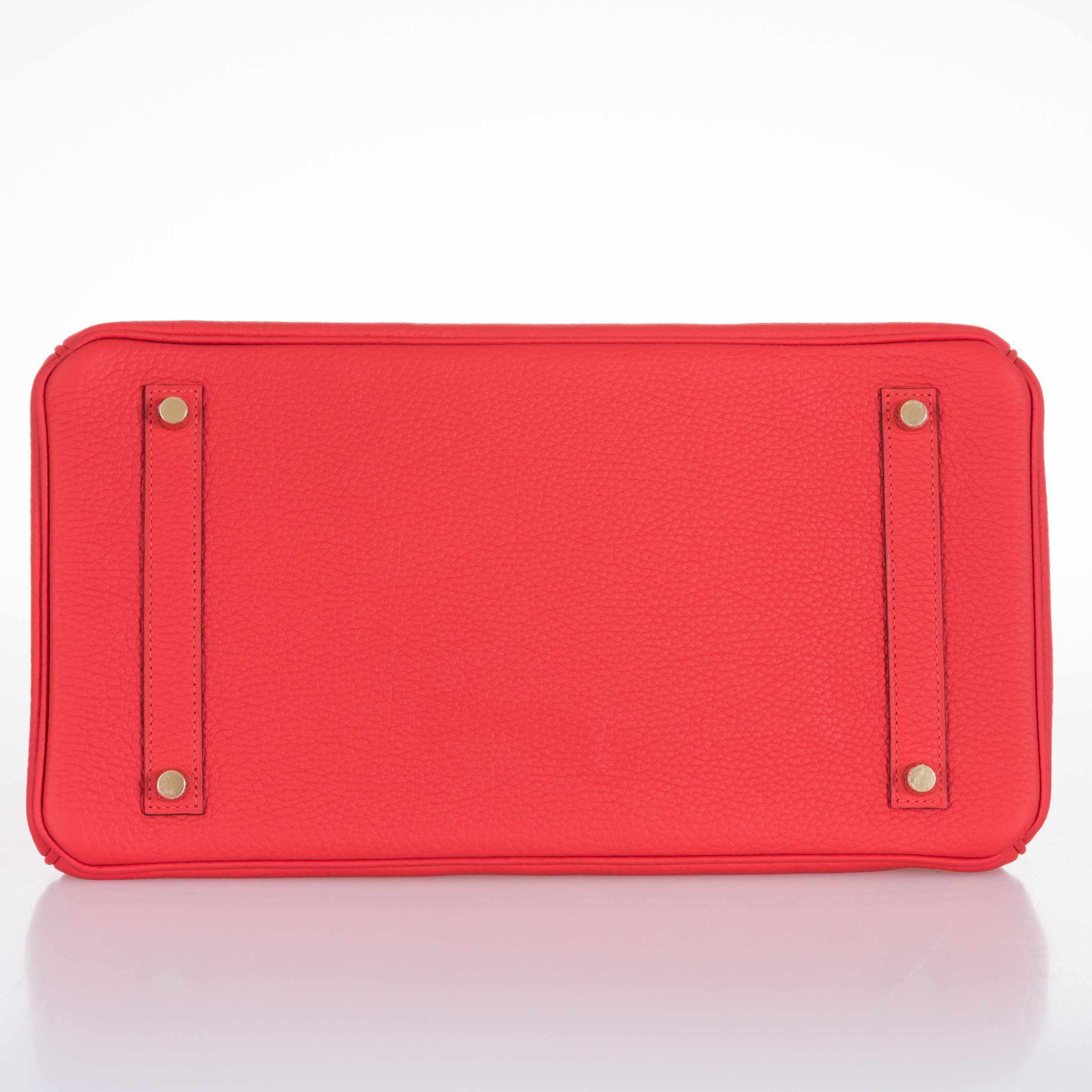Hermès Birkin 35 Rouge Tomate Clemence Gold Hardware