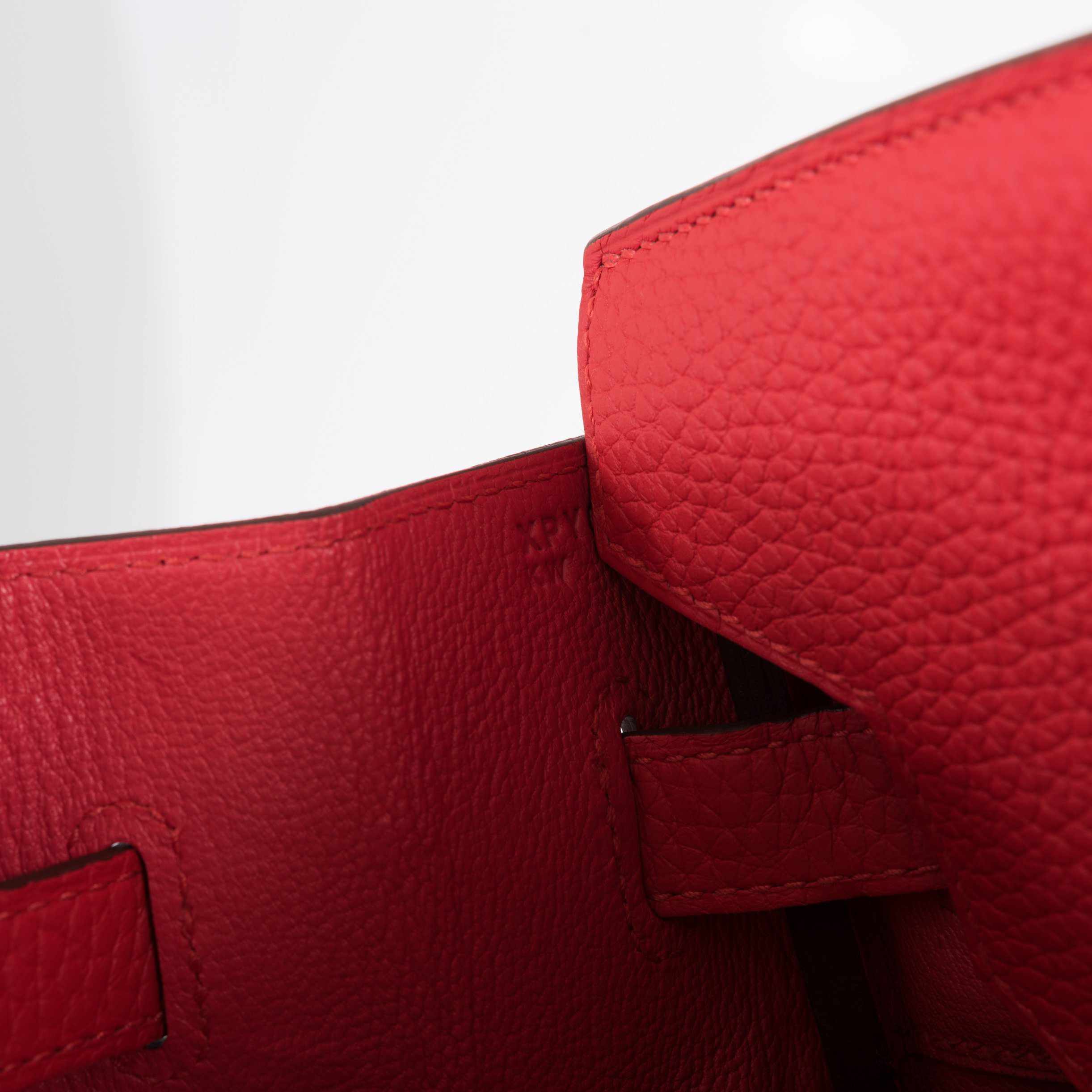 Hermès Birkin 35 Rouge Tomate Clemence Gold Hardware