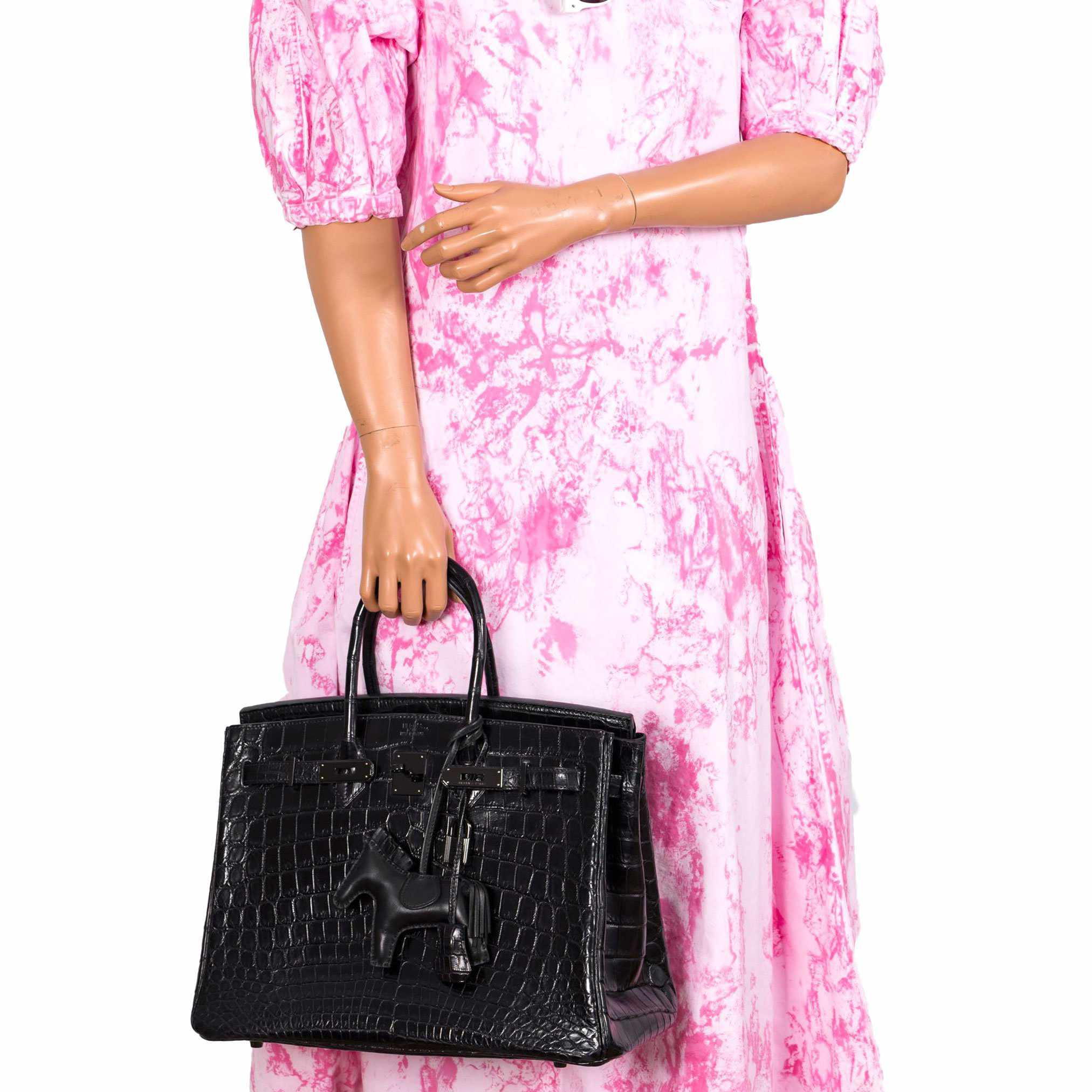 Hermès Birkin 35 SO BLACK Niloticus Crocodile Black Hardware - Legend