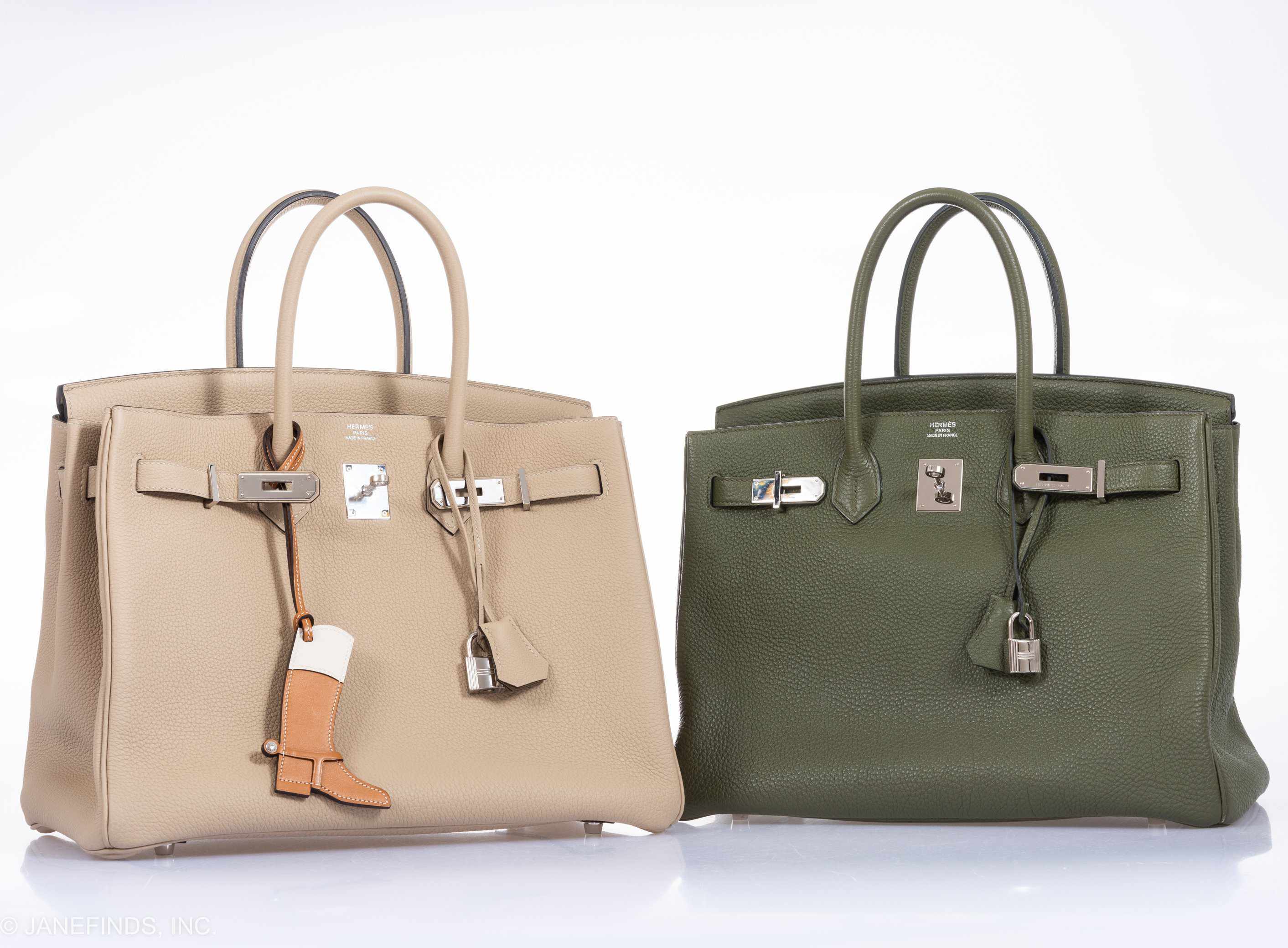 Hermès Birkin 35 Trench Togo Palladium Hardware