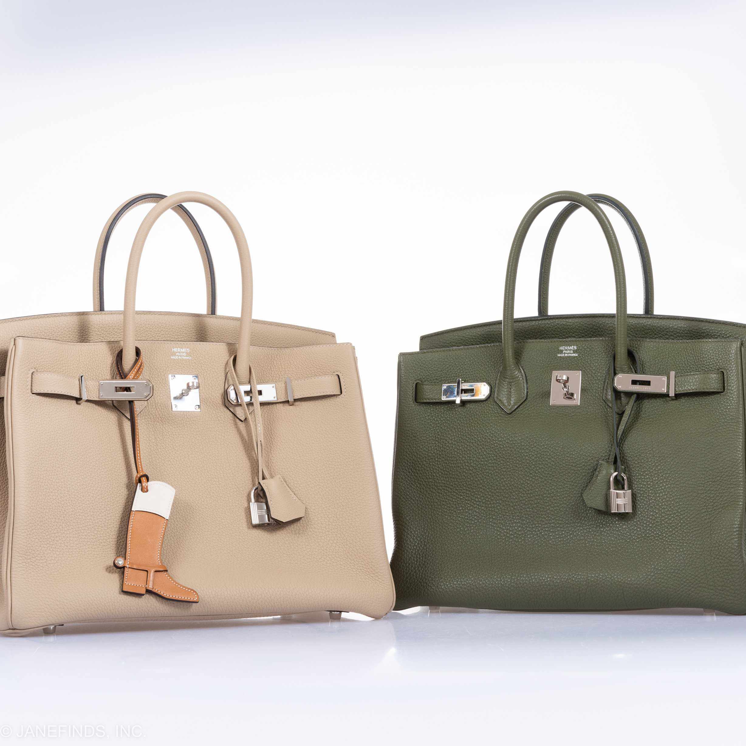 Hermès Birkin 35 Trench Togo Palladium Hardware