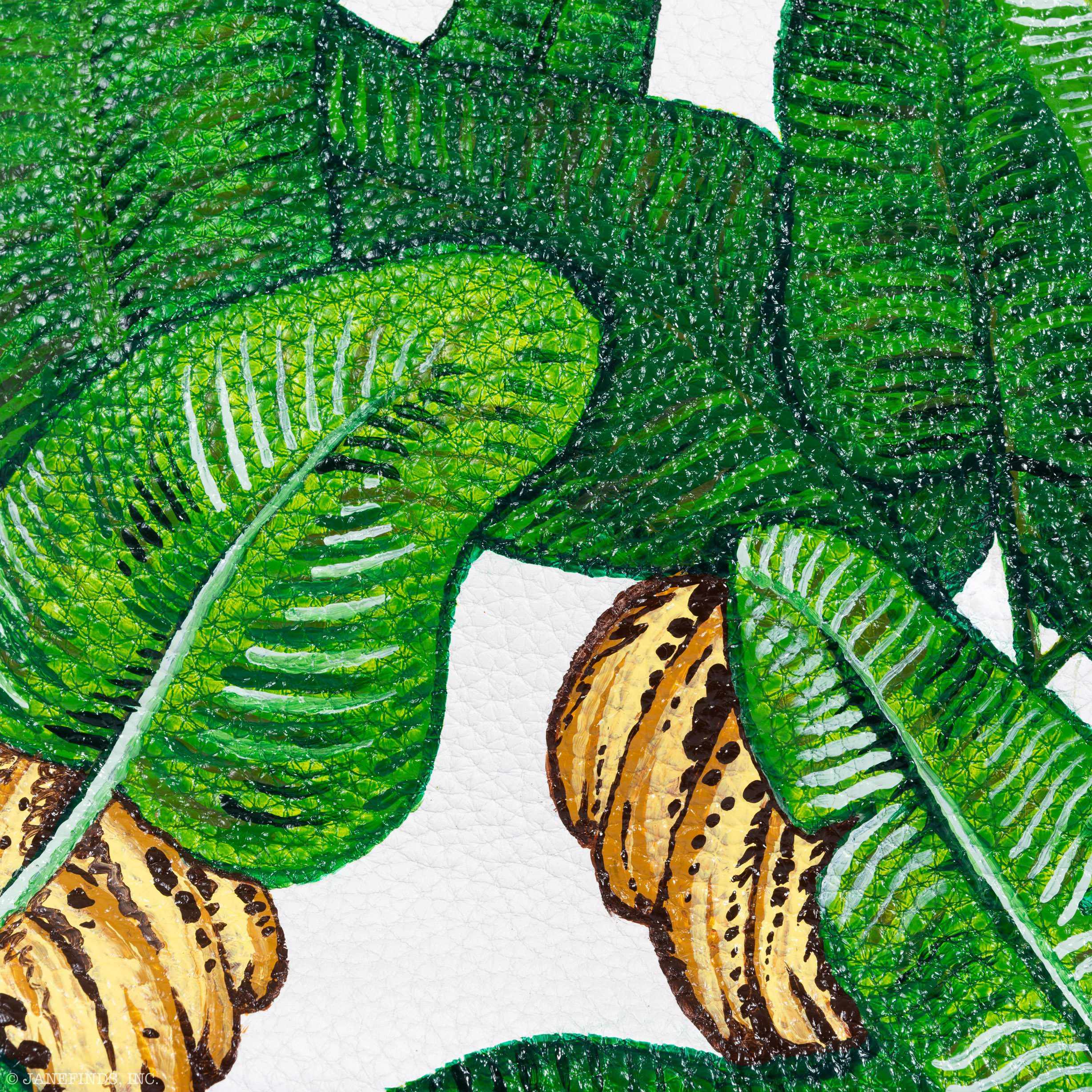 Hermès Birkin 35 White Clemence Palm Print Palladium Hardware * JaneFinds Custom Shop