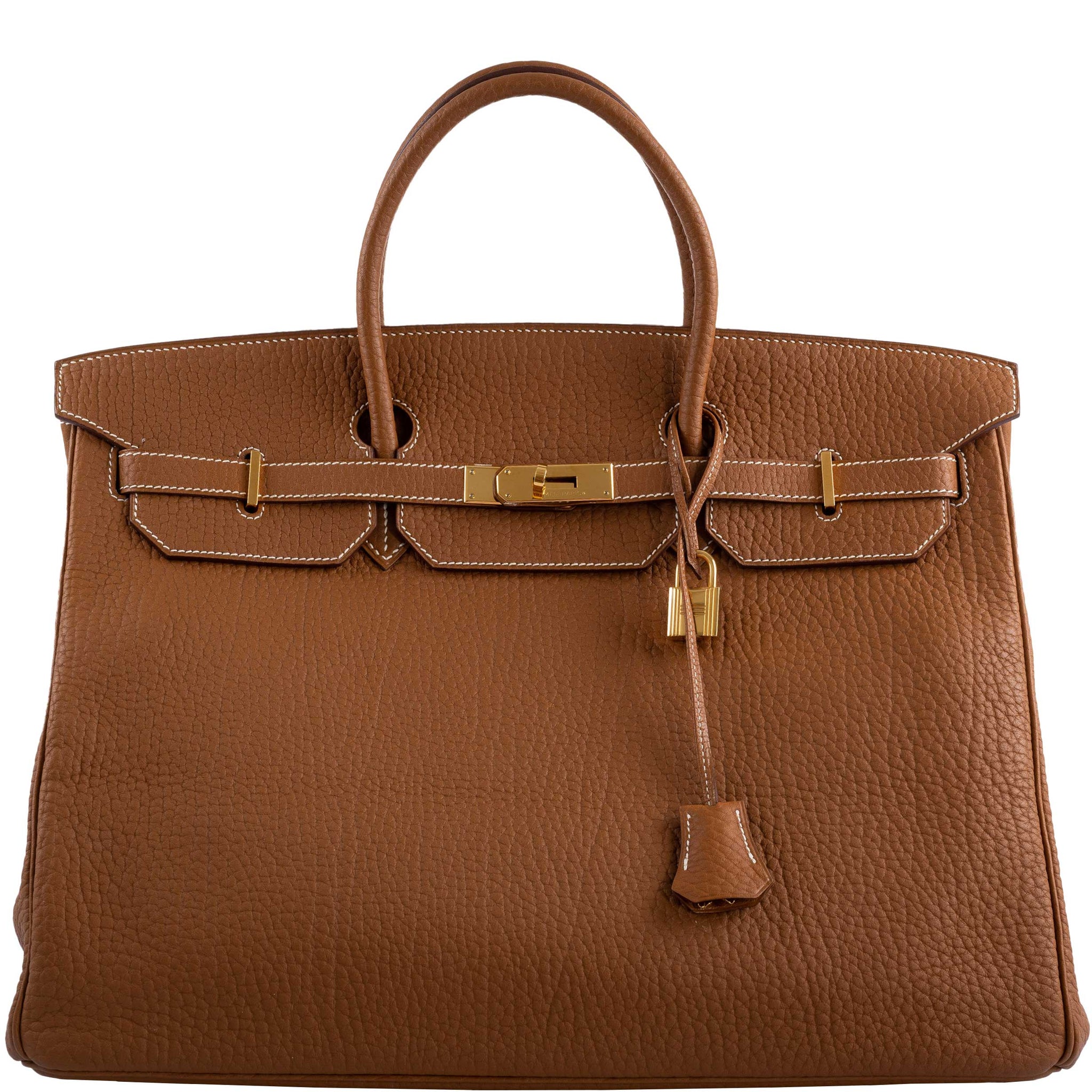 Hermes Birkin Bag 40cm Brown Leather Auction