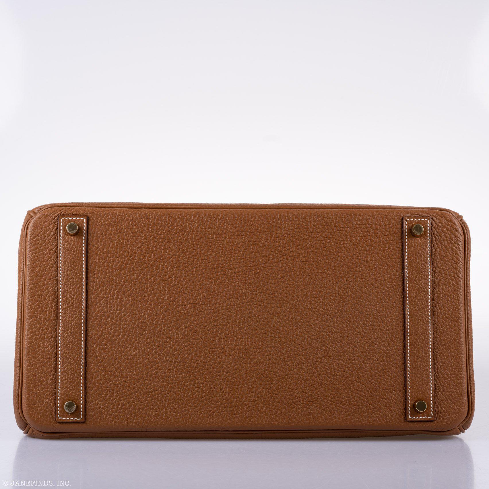Hermès Birkin 40 Gold Togo Gold Hardware - 2011, O Square
